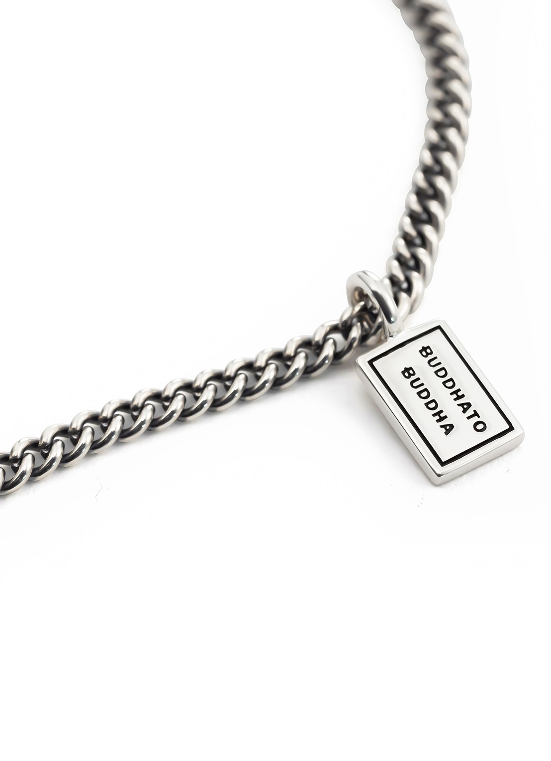 Buddha to Buddha Mini Essential ketting van zilver - detail 4 zilver