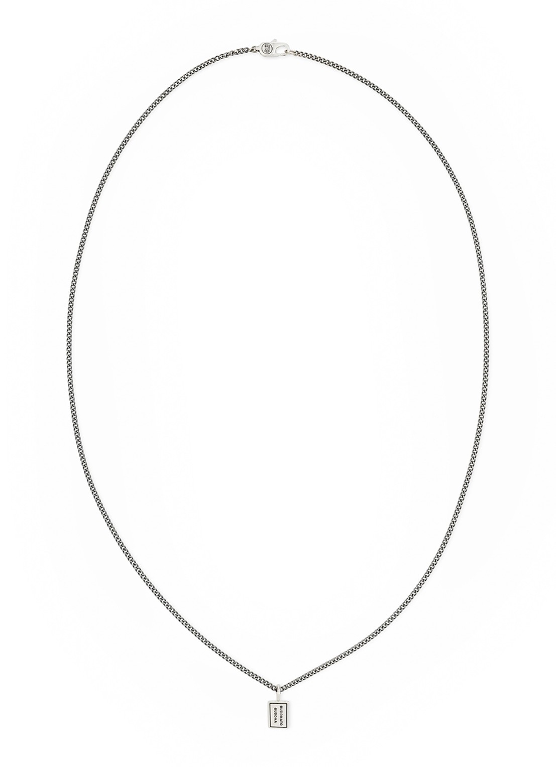 Buddha to Buddha Mini Essential ketting van zilver - voorkant zilver