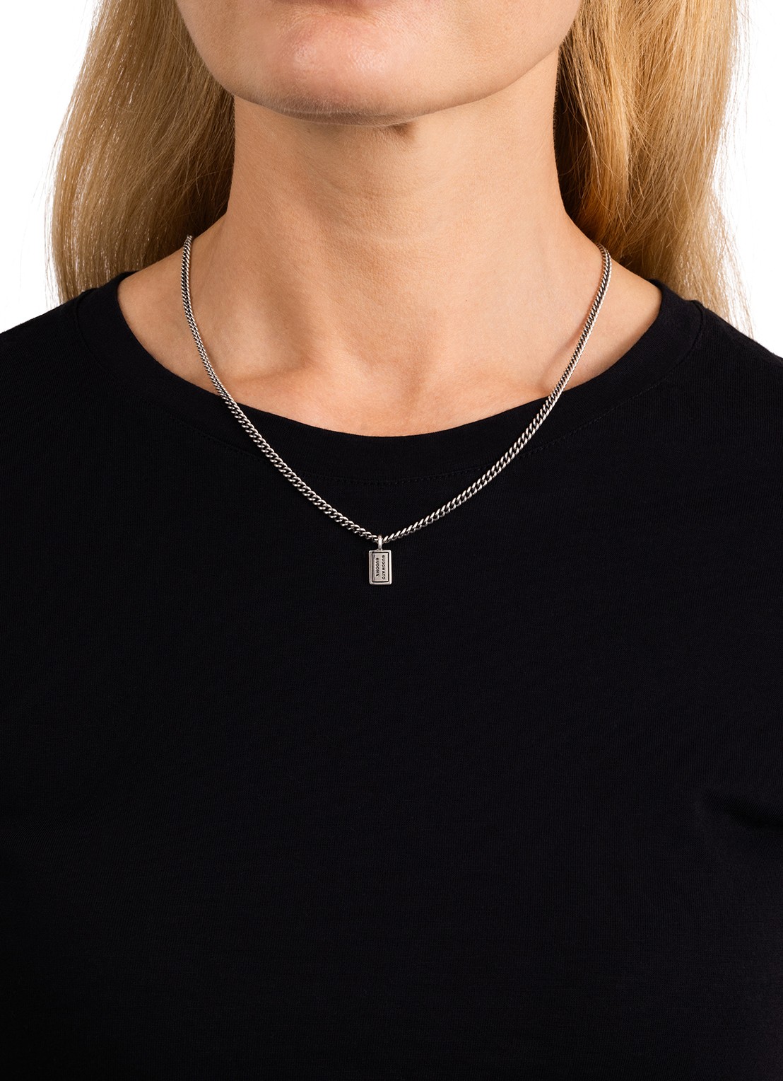 Buddha to Buddha Mini Essential ketting van zilver - voorkant 2 zilver