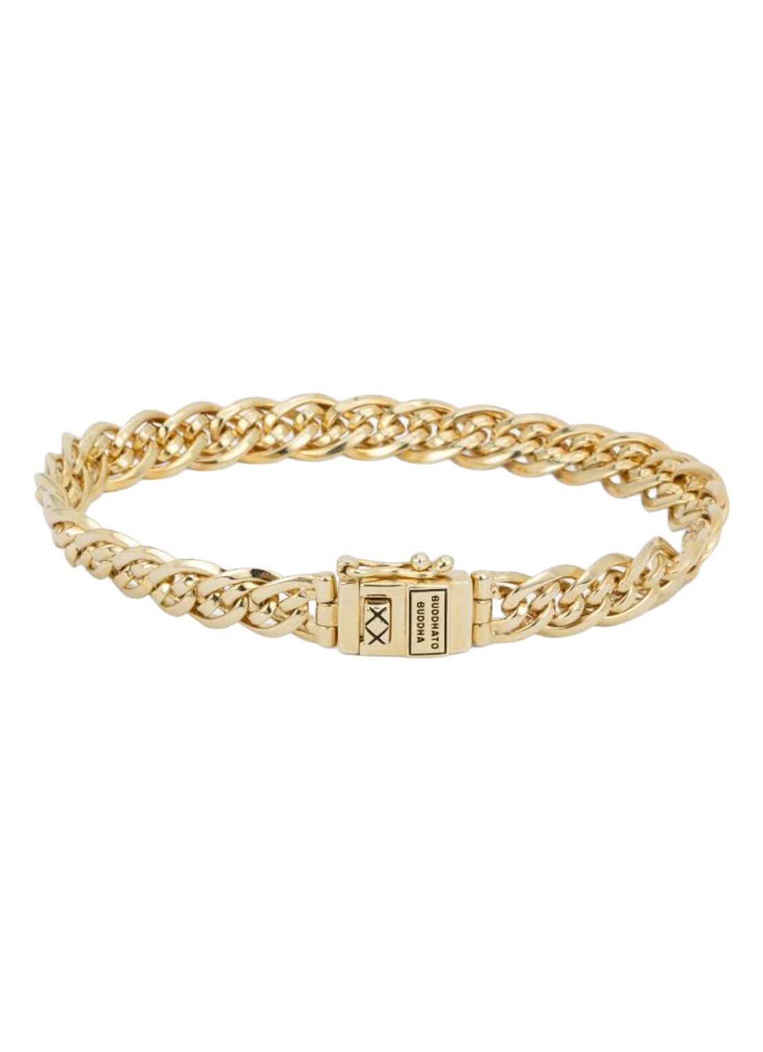 Buddha to Buddha Nathalie Mini armband verguld - voorkant goud