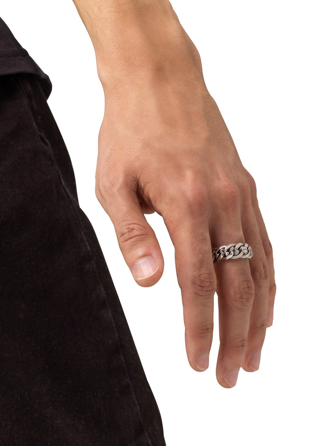 Buddha to Buddha Nathalie Small ring van zilver - detail 4 zilver