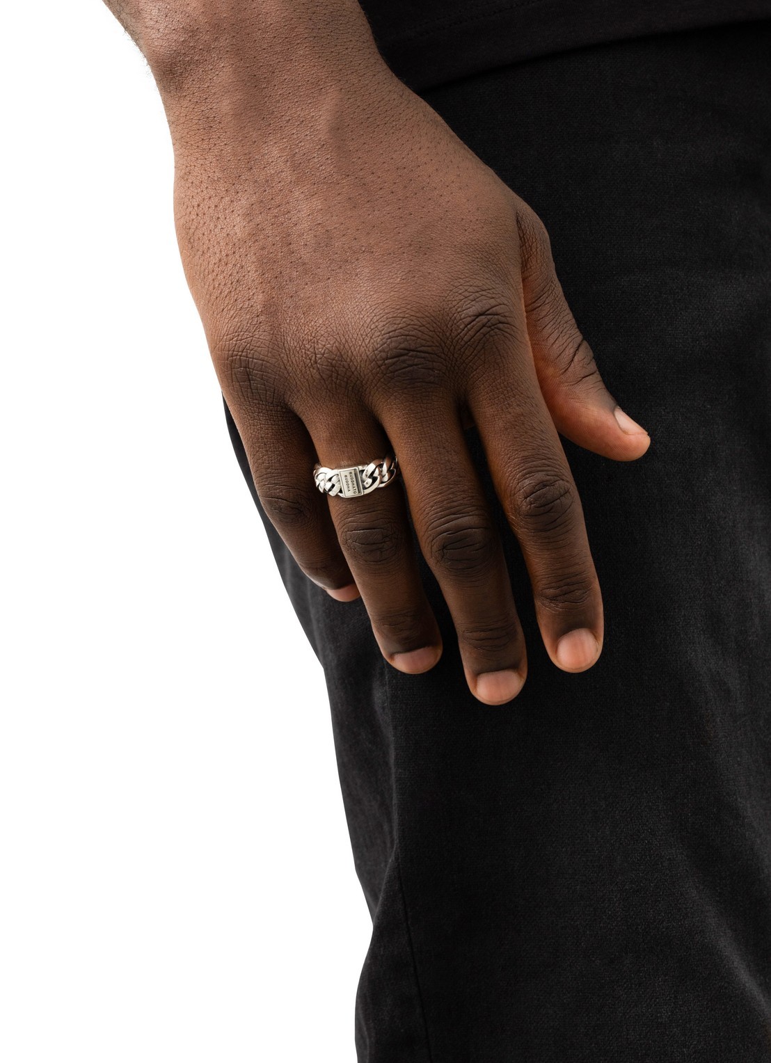 Buddha to Buddha Nathalie Small ring - voorkant 3 zilver
