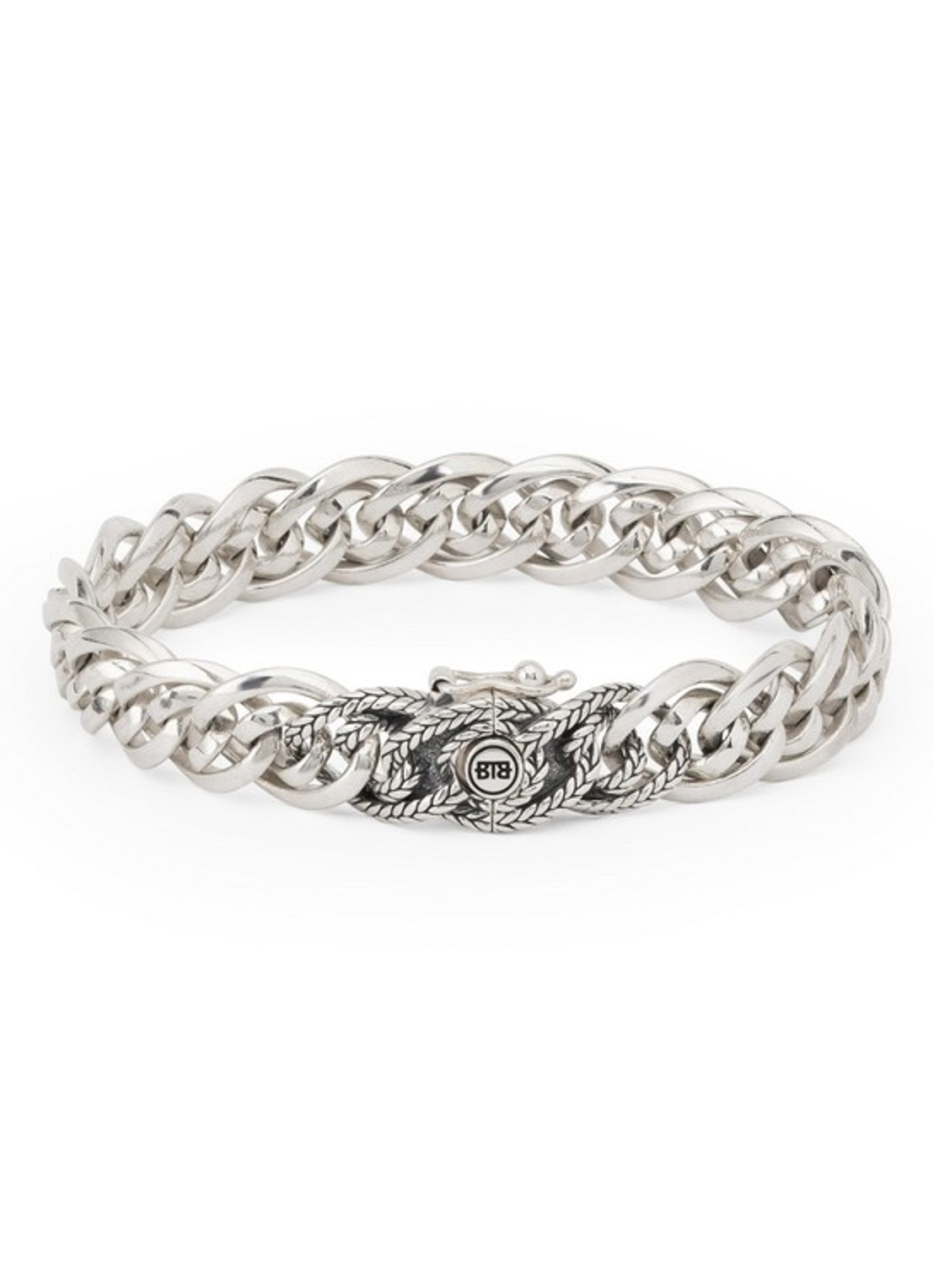 Buddha to Buddha Nathalie XS armband van zilver - voorkant 3 zilver
