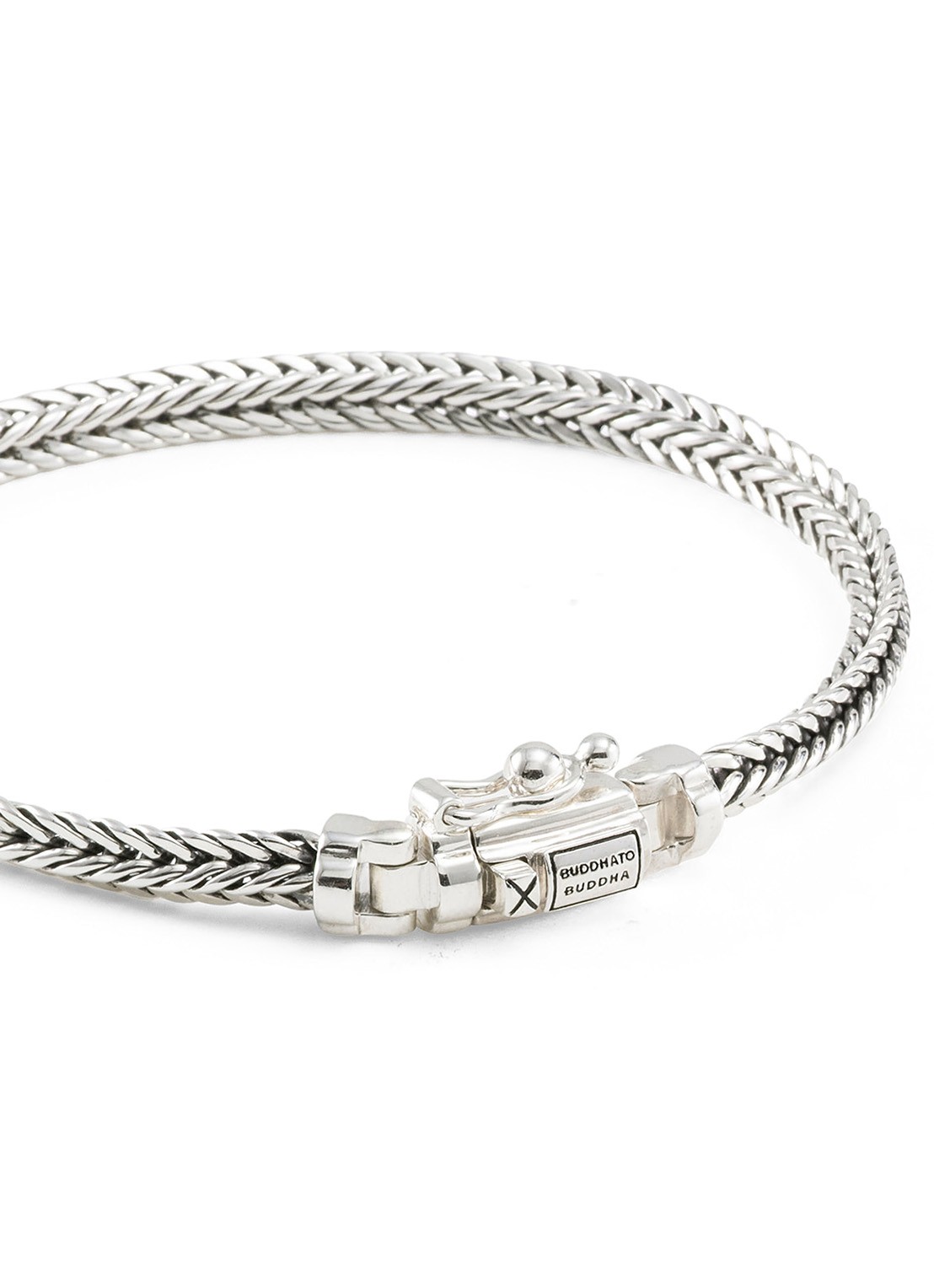 Buddha to Buddha Nurul Mini armband van zilver - detail 4 zilver