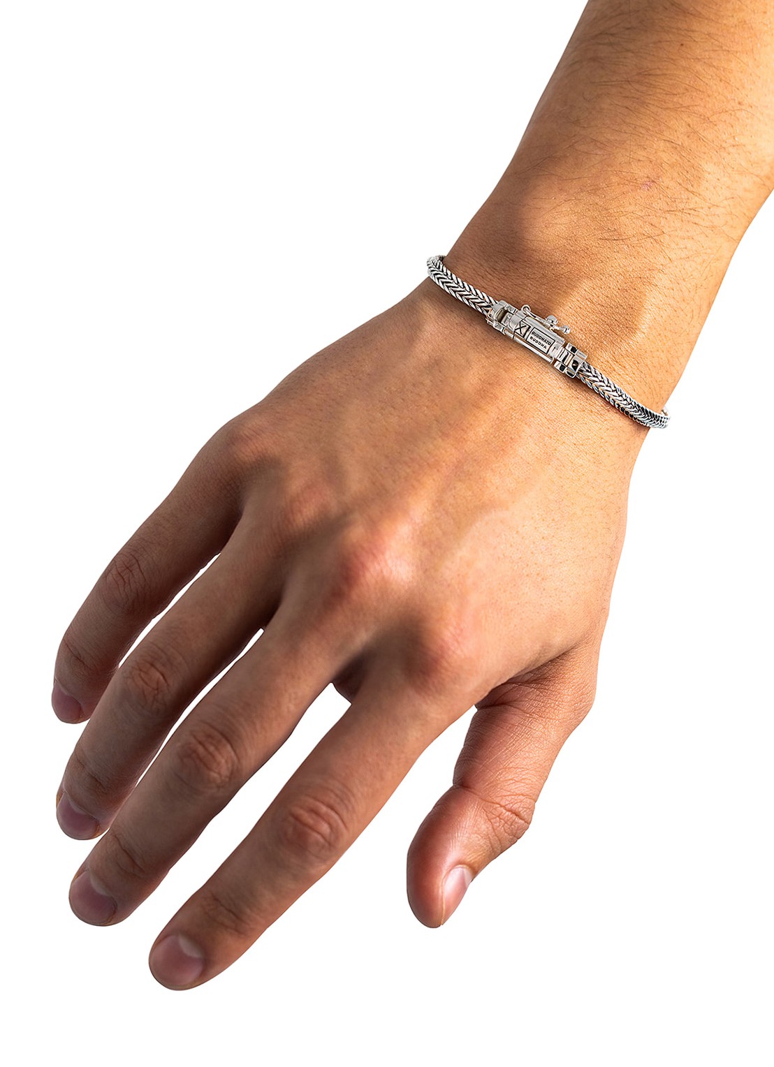 Buddha to Buddha Nurul Mini armband van zilver - detail 5 zilver