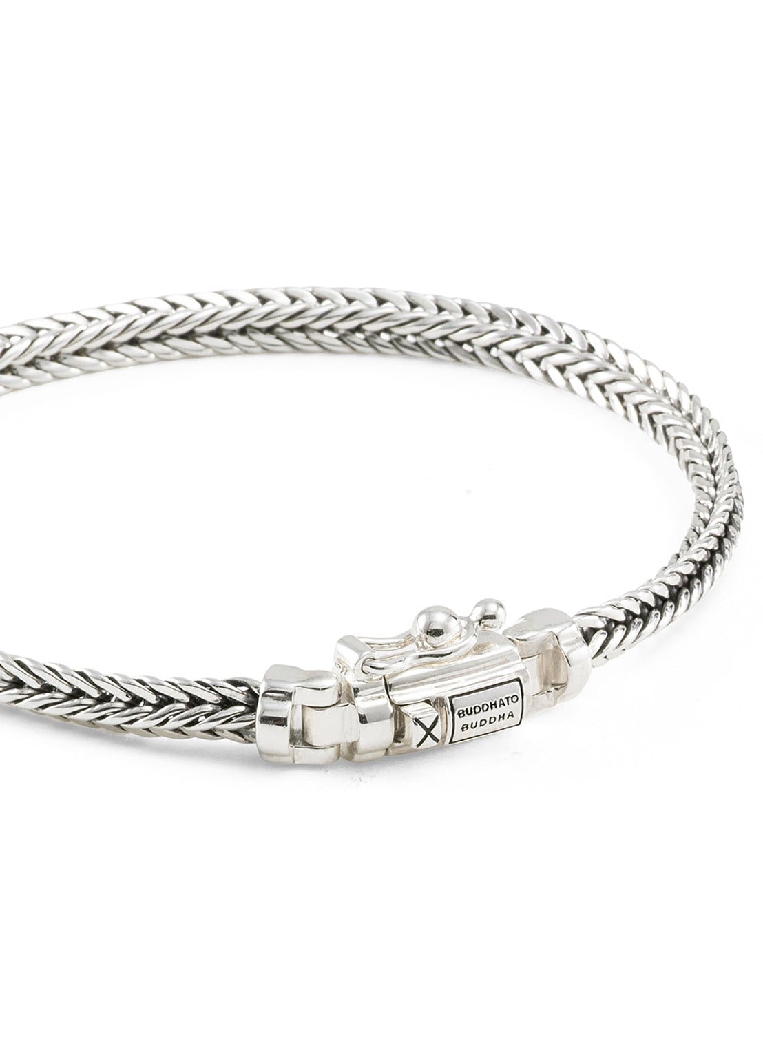 Buddha to Buddha Nurul Mini armband van zilver - detail 6 zilver
