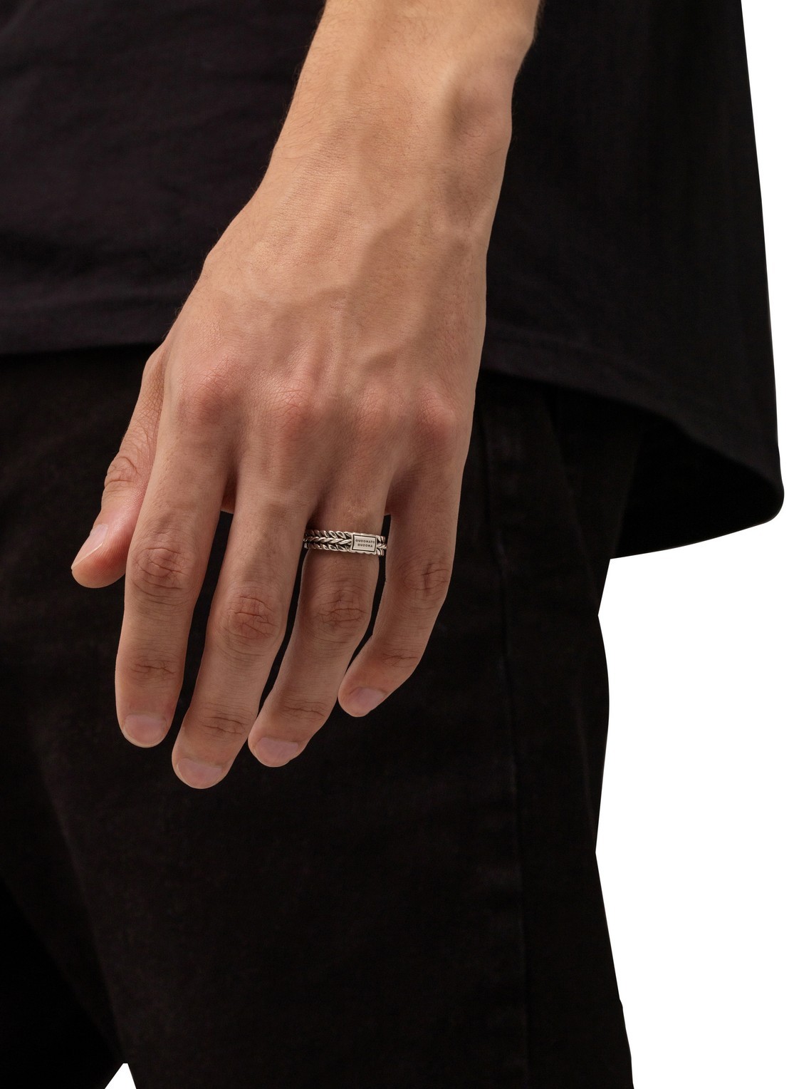 Buddha to Buddha Nurul XS ring van zilver - detail 3 zilver