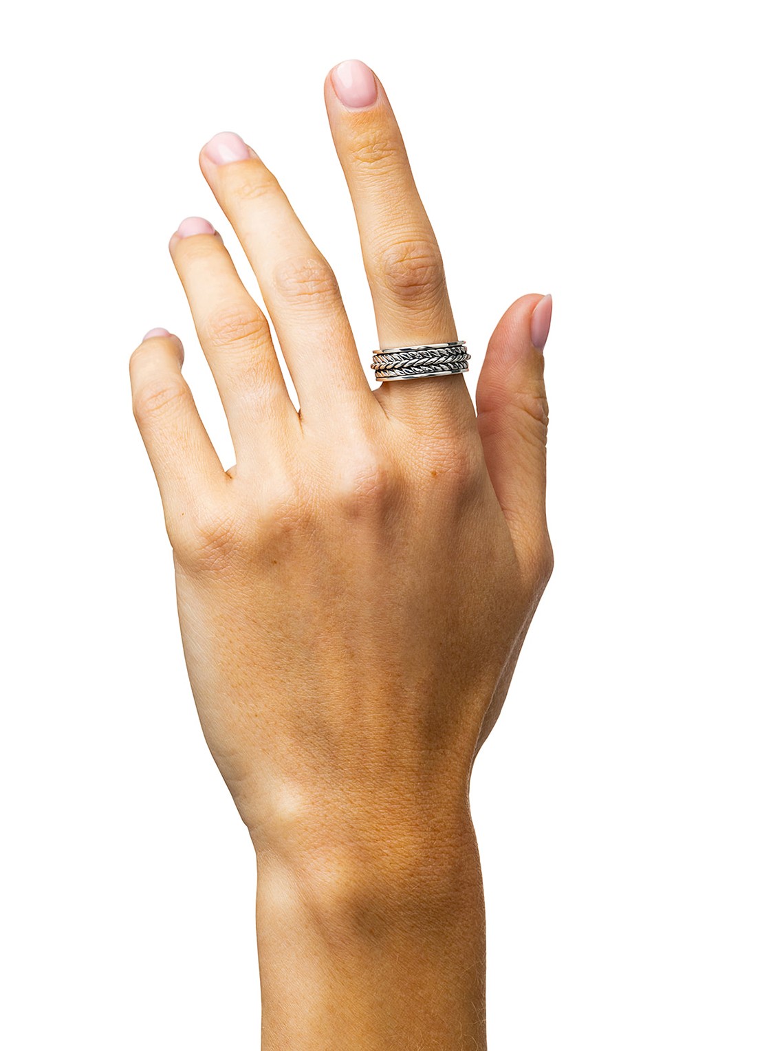 Buddha to Buddha Nurul XS ring van zilver - detail 4 zilver