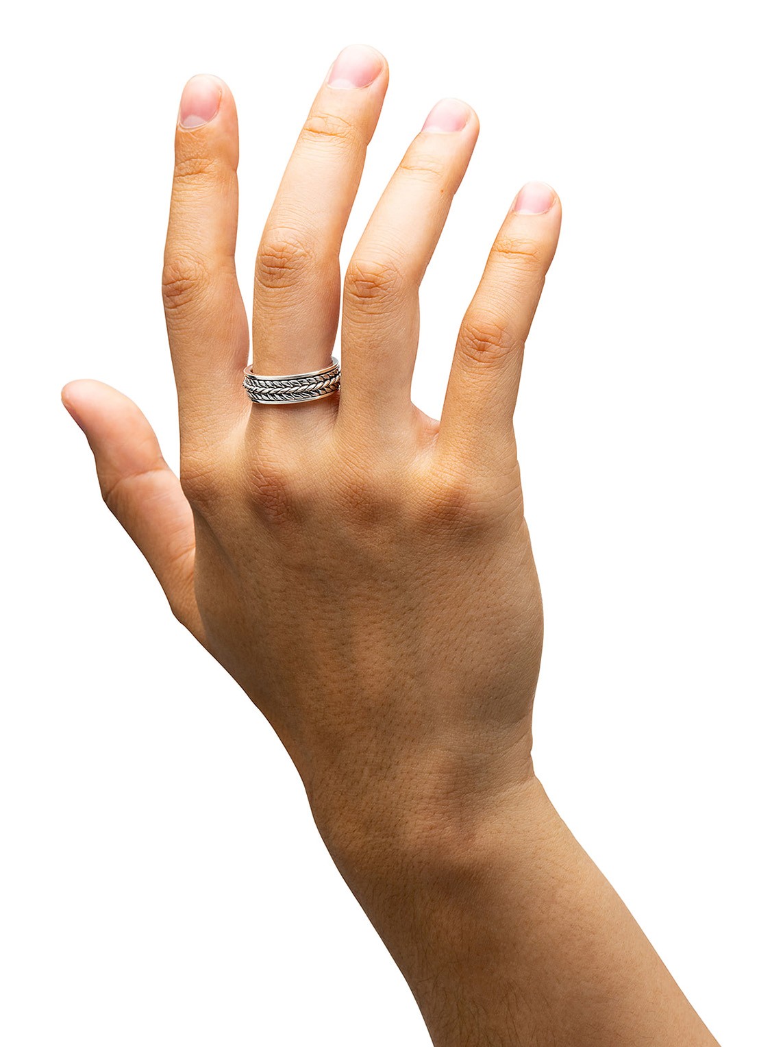 Buddha to Buddha Nurul XS ring van zilver - detail 5 zilver