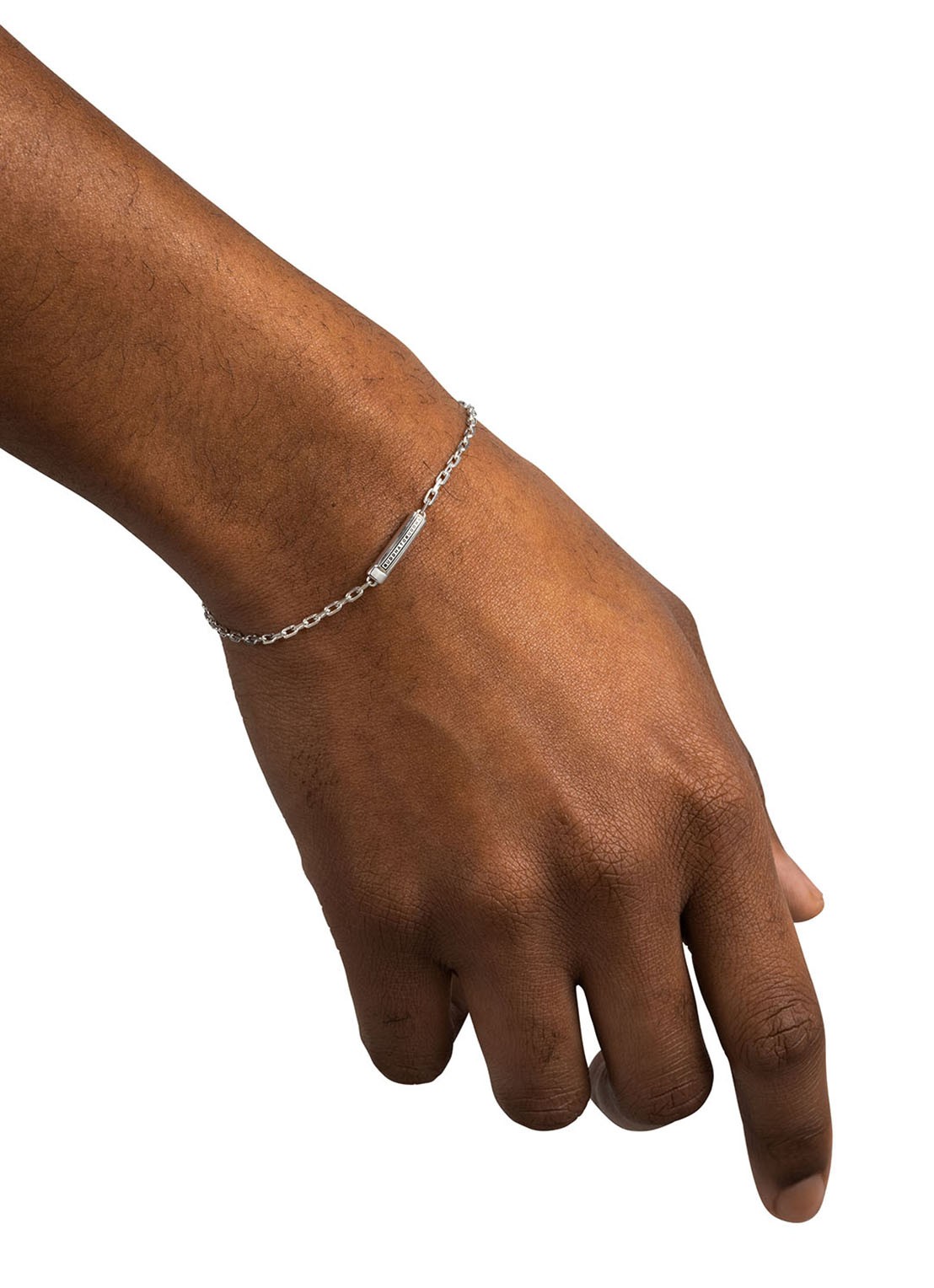 Buddha to Buddha Permanent armband van zilver  - voorkant 2 zilver