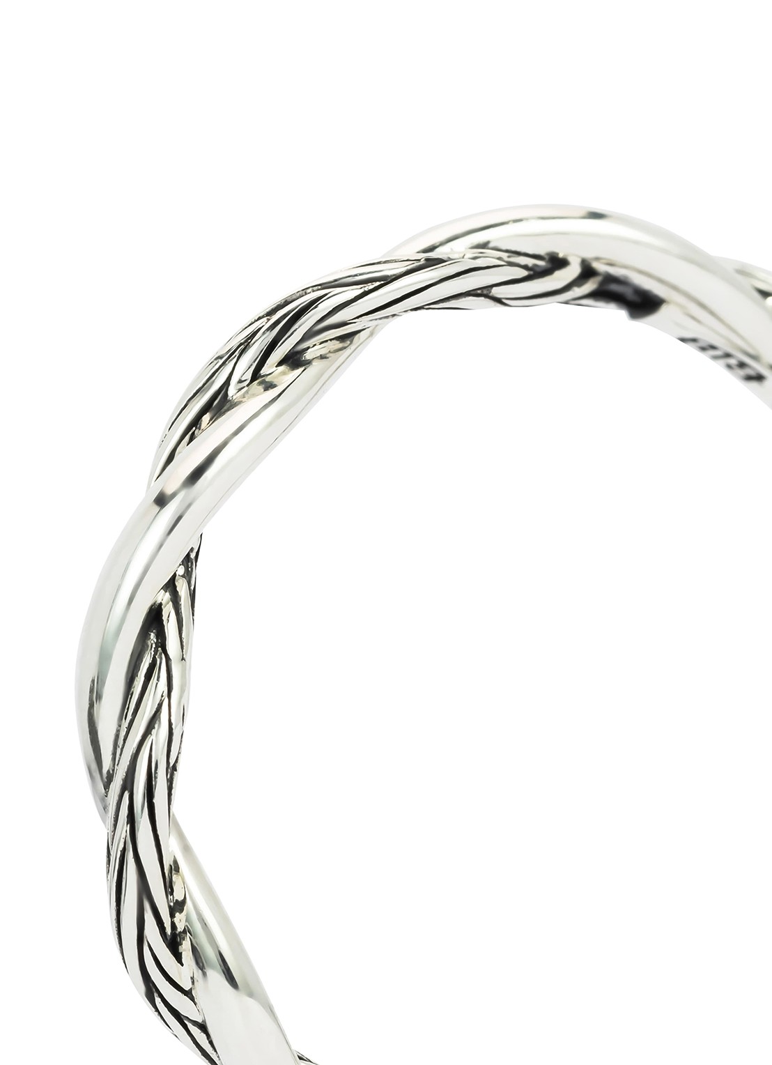 Buddha to Buddha Stacking Ring Katja Twist Zilver - detail 2 zilver