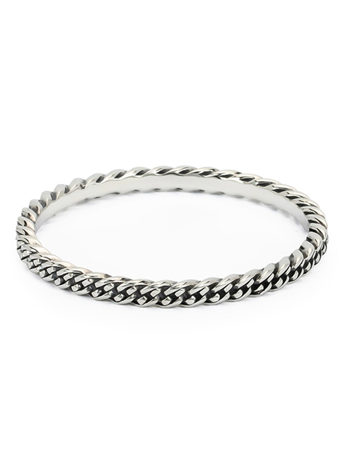 Buddha to Buddha Stacking Ring Nathalie Zilver - voorkant zilver