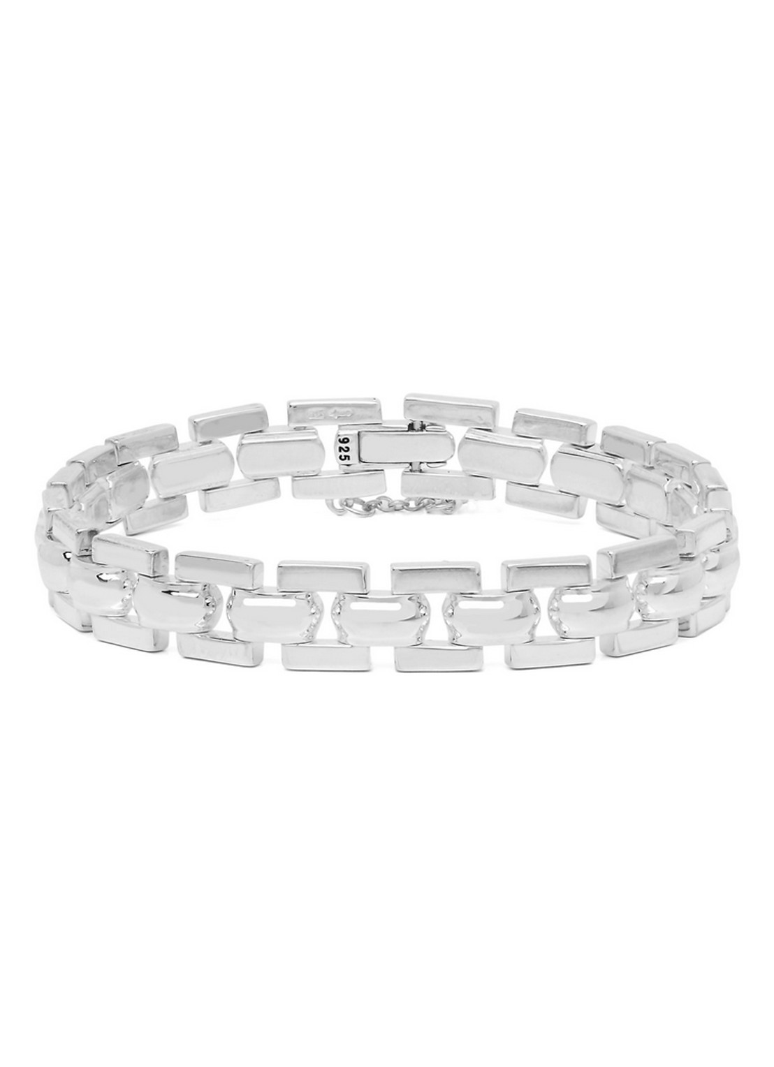Buddha to Buddha The Batul Mini schakelarmband van zilver - detail zilver
