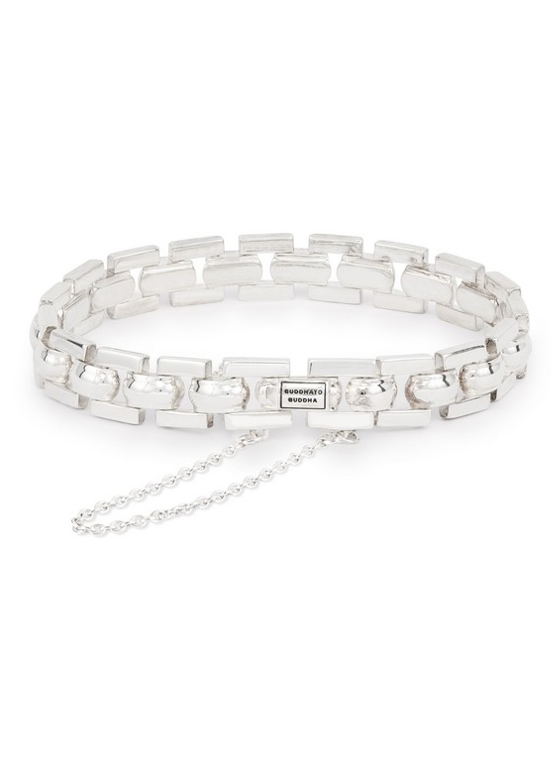 Buddha to Buddha The Batul Mini schakelarmband van zilver - voorkant 2 zilver