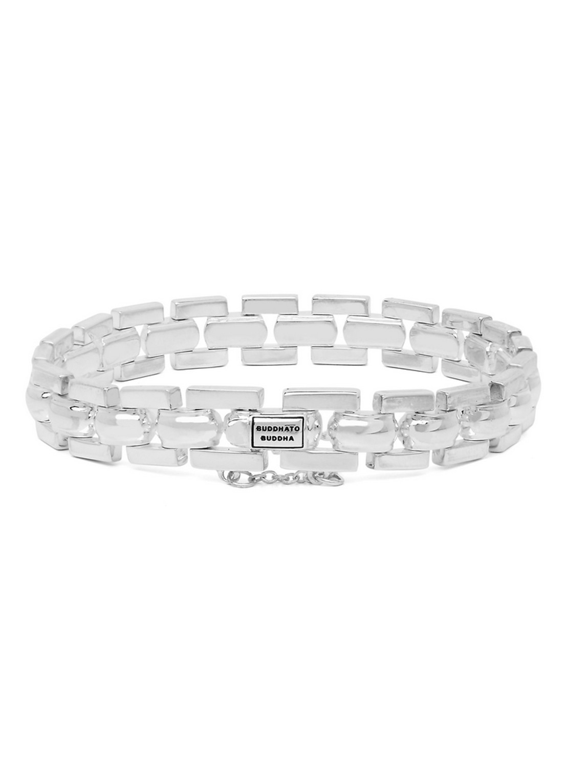 Buddha to Buddha The Batul Mini schakelarmband van zilver - voorkant 4 zilver