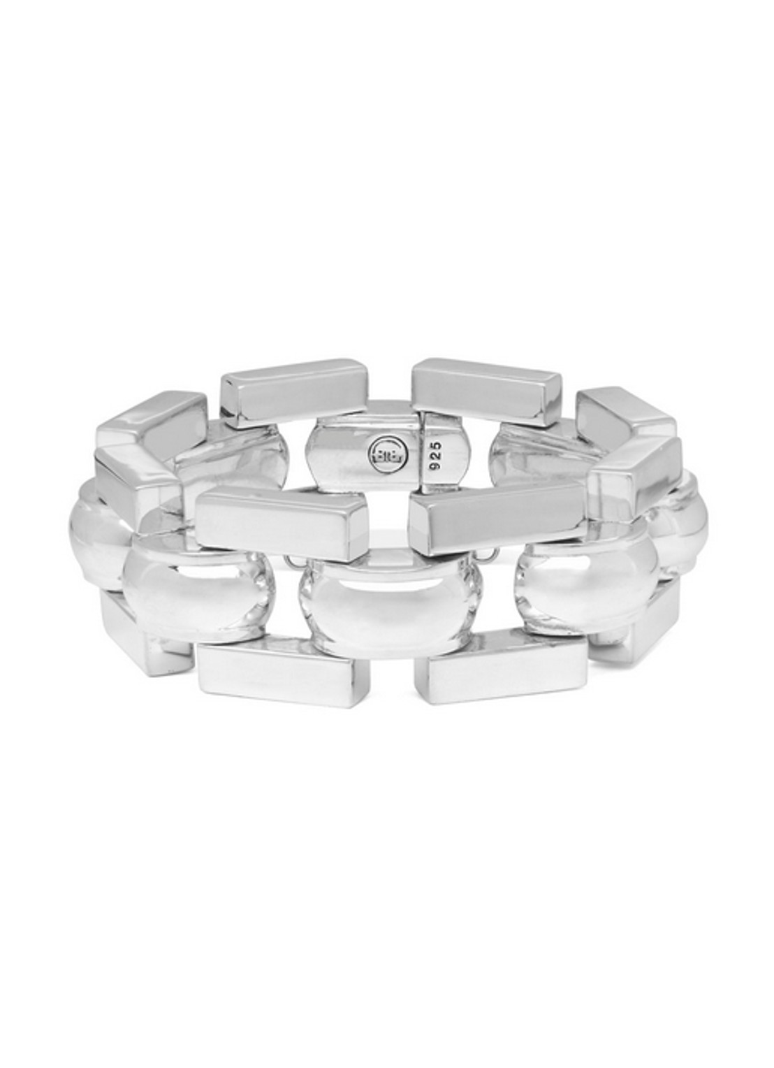 Buddha to Buddha The Batul schakelarmband van zilver - detail 4 zilver