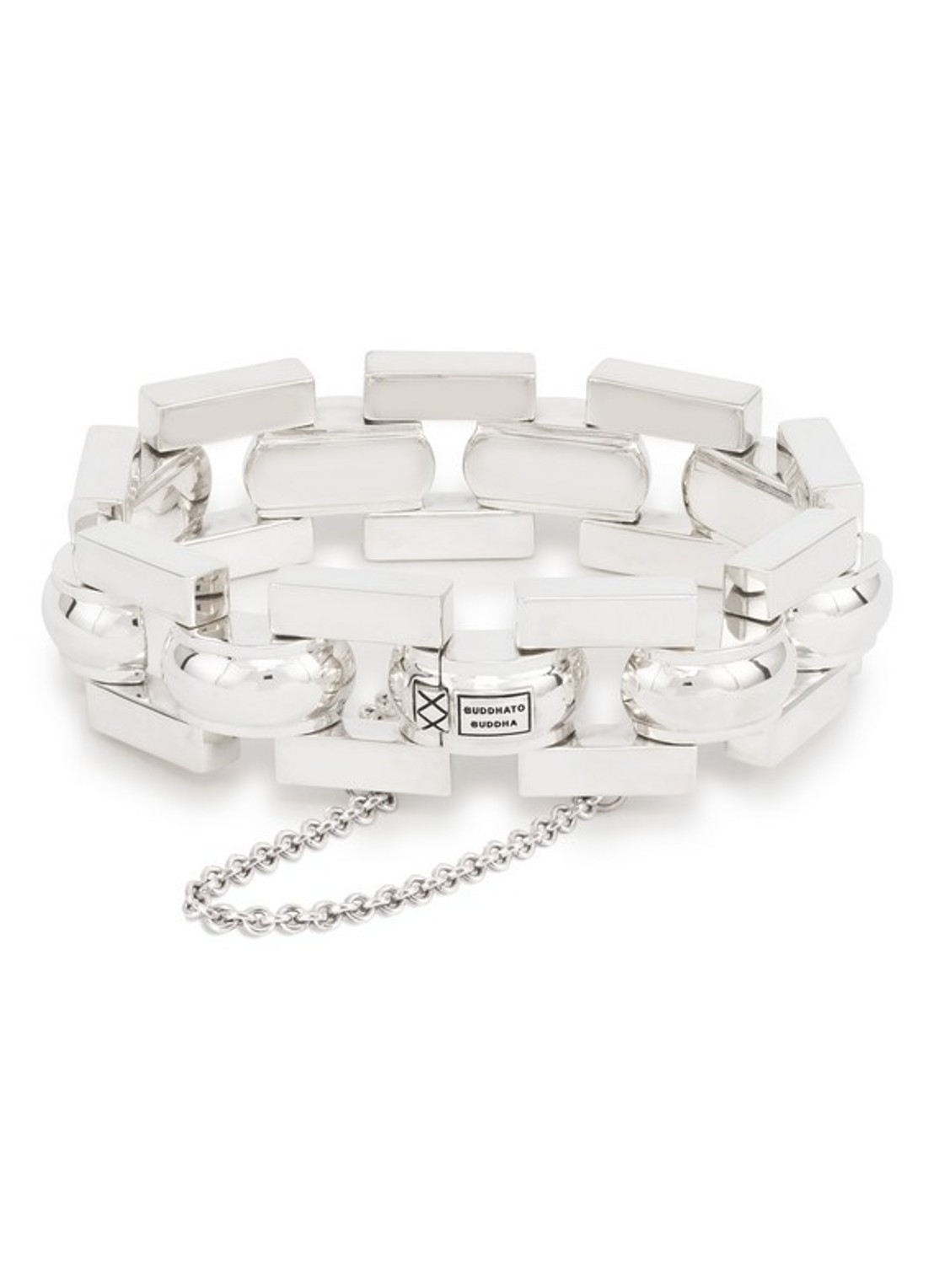 Buddha to Buddha The Batul schakelarmband van zilver - voorkant 3 zilver