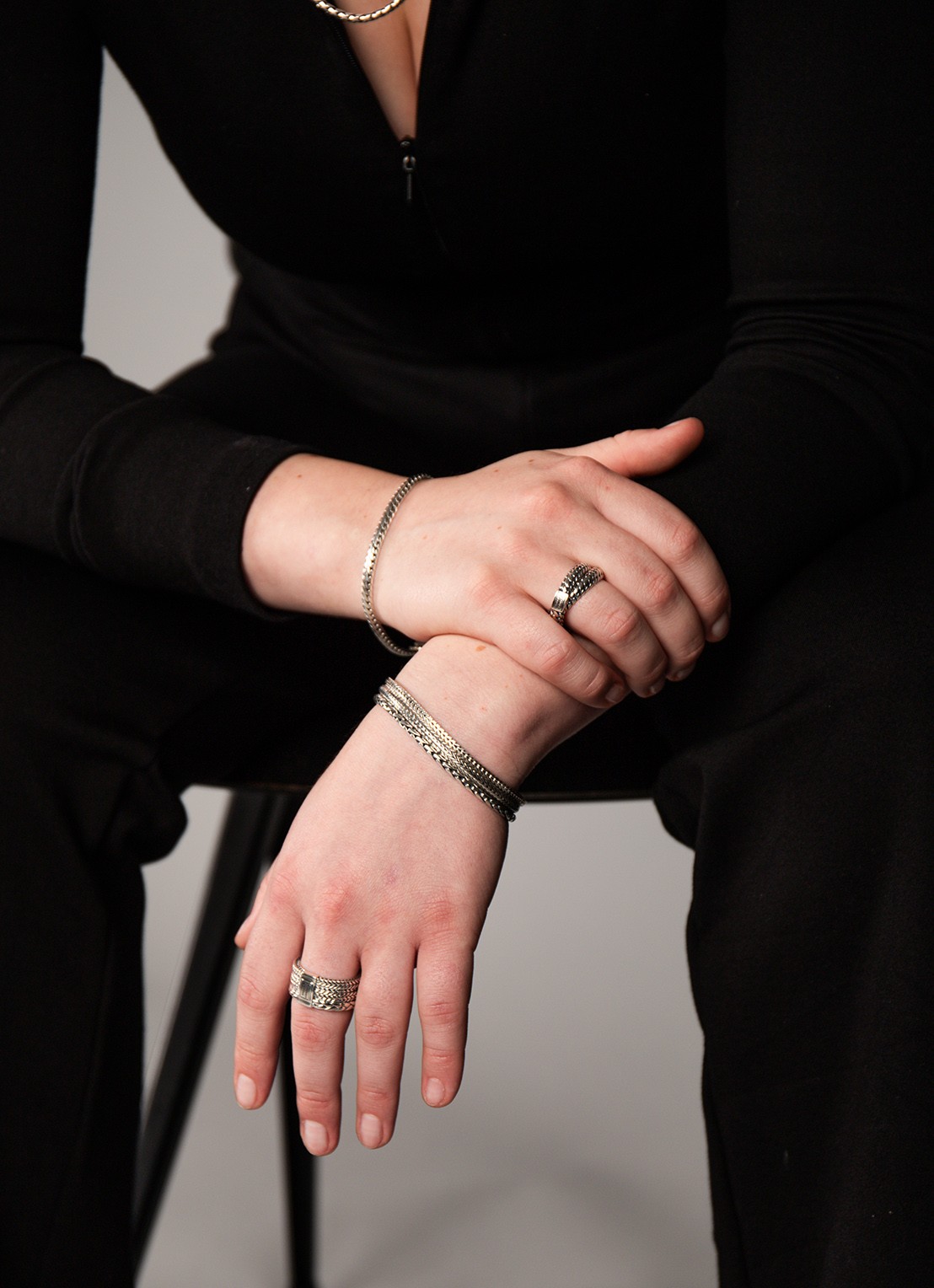 Buddha to Buddha Triple Mini ring van zilver - detail 6 zilver