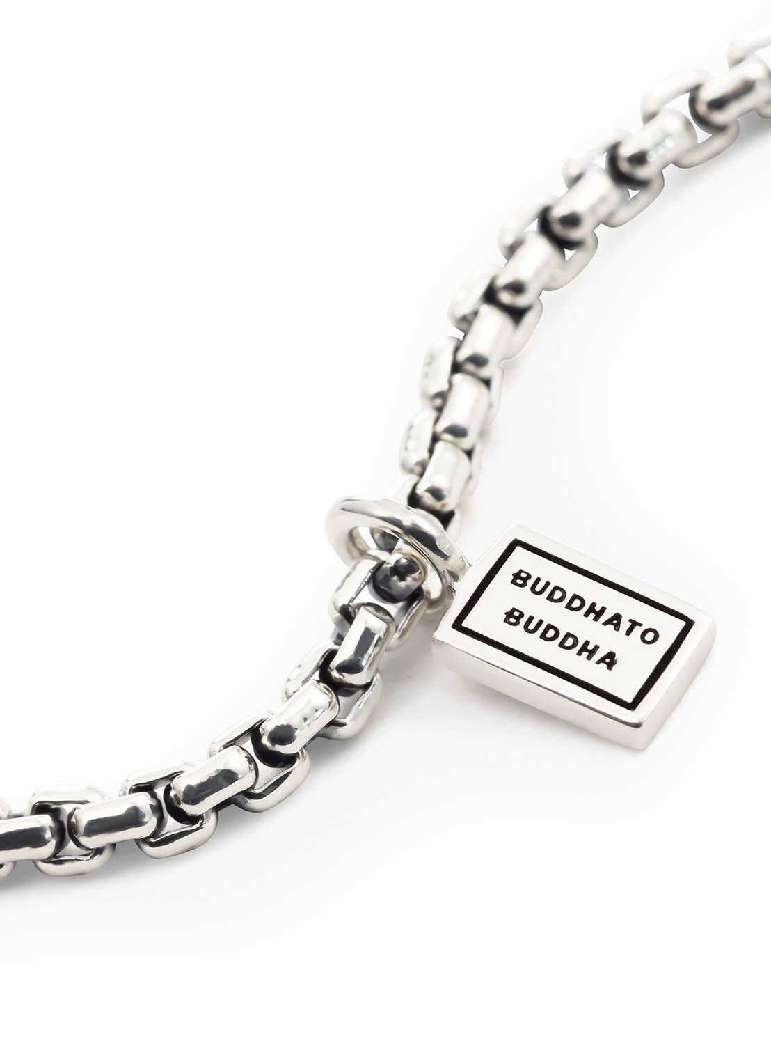 Buddha to Buddha Venetian ketting van zilver - detail 4 zilver
