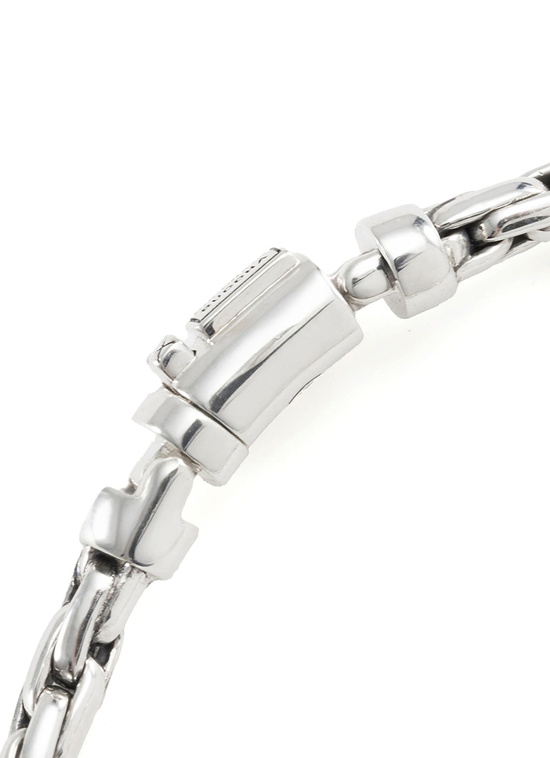 Buddha to Buddha Venetian Mini Twist armband van zilver - detail 2 zilver