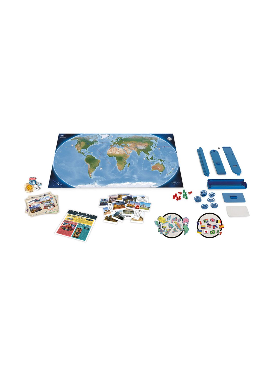 Buki Magnetische wereldkaart 70 cm x 35 cm - voorkant 2 multicolor