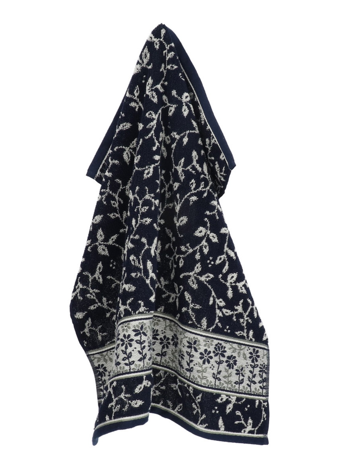 Bunzlau Castle Daydream keukendoek 53 x 60 cm  - voorkant donkerblauw