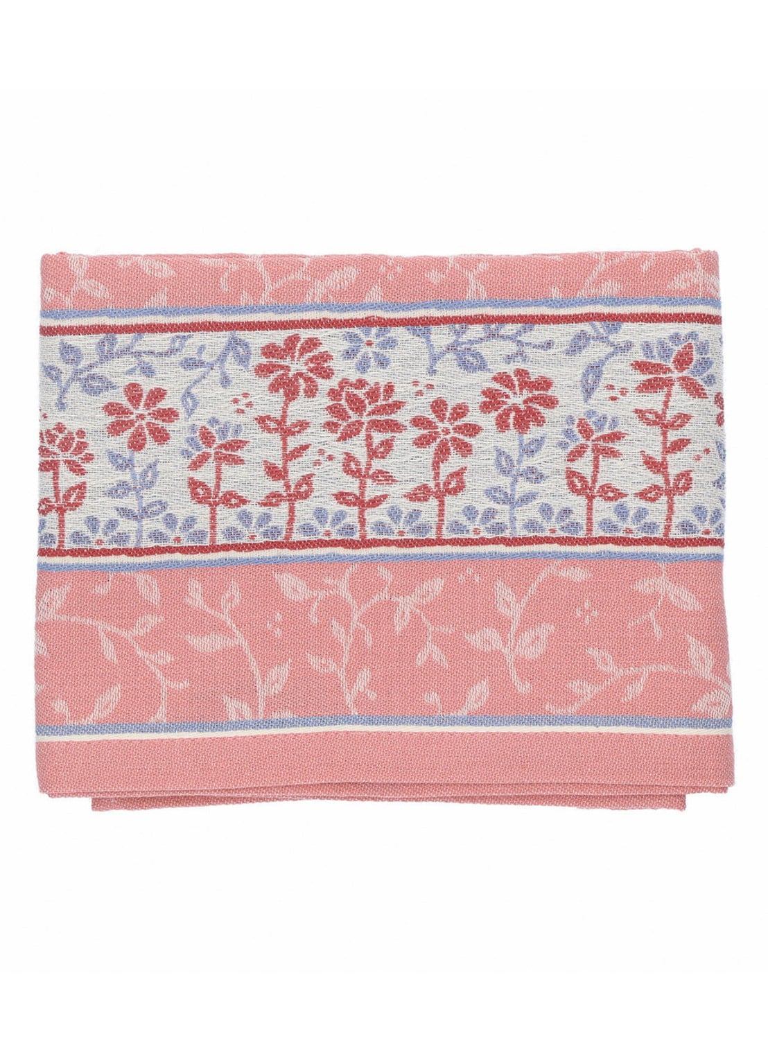 Bunzlau Castle Daydream theedoek 65 x 65 cm  - detail 3 roze