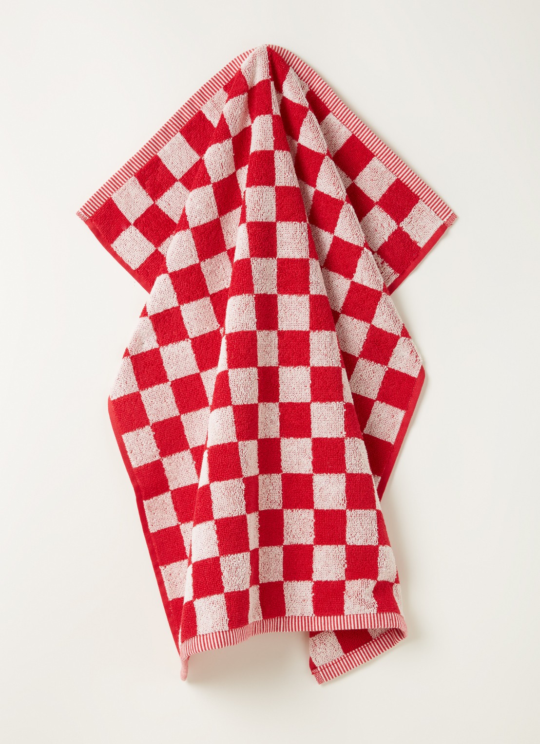 Bunzlau Castle Keukendoek van katoen 50 cm x 60 cm - voorkant 3 steenrood