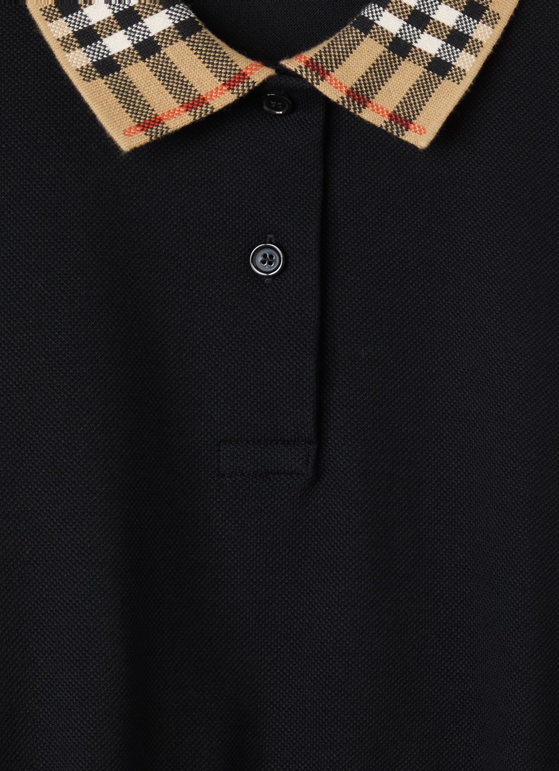 Burberry Astrid polojurk met strikceintuur - detail 3 zwart