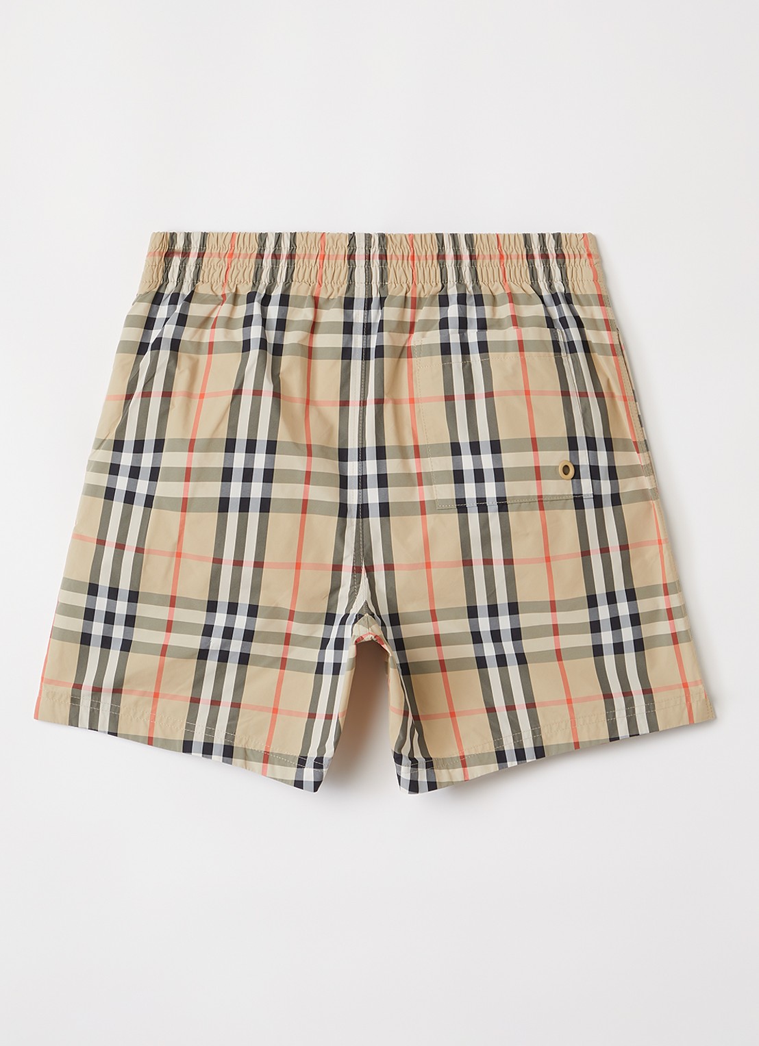 Burberry Atticus zwemshorts met ruitdessin - voorkant 2 beige
