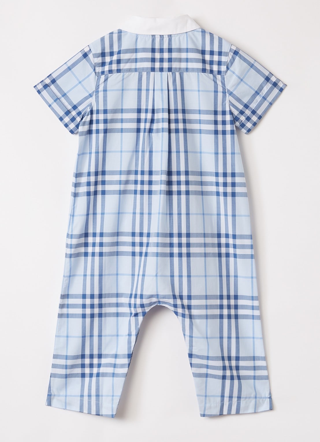 Burberry Babypak met ruitdessin - voorkant 2 lichtblauw