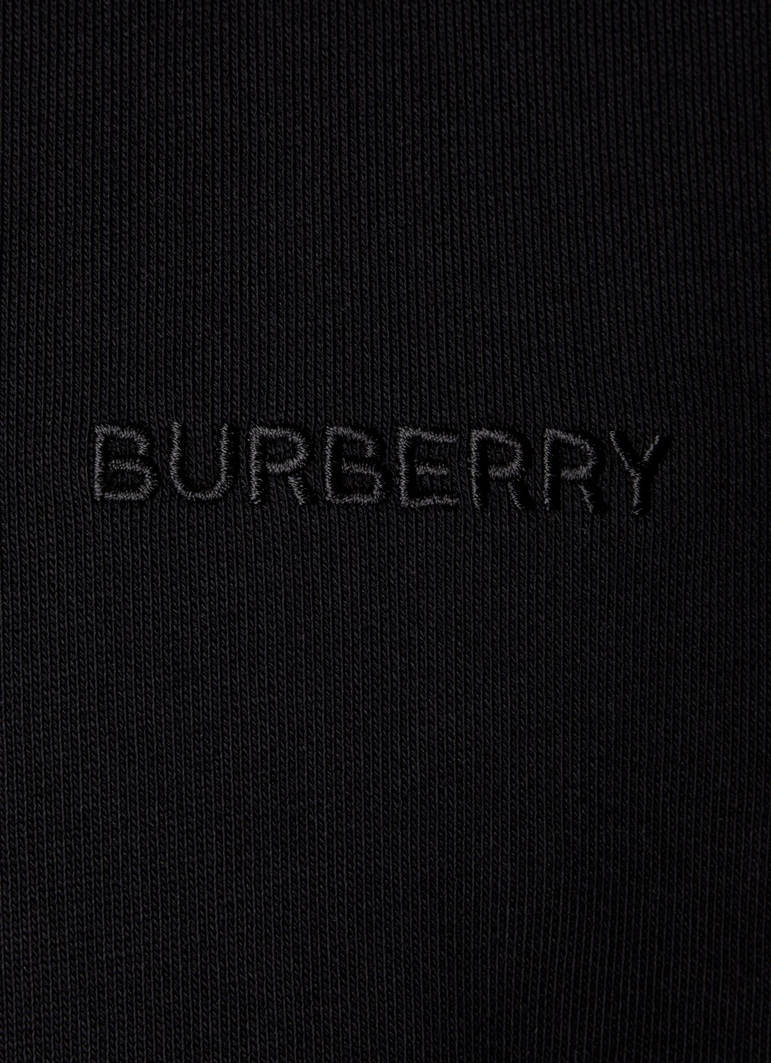 Burberry Bainton sweater met logo- en backprint - detail 3 zwart