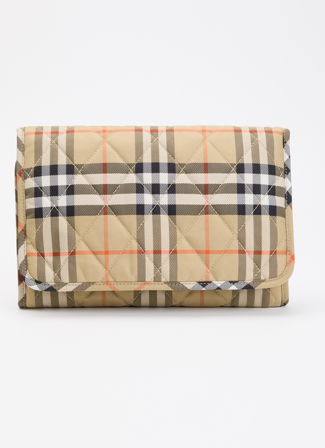 Burberry Belfast luiertas met quilt patroon en verschoningsmat - detail 4 zwart