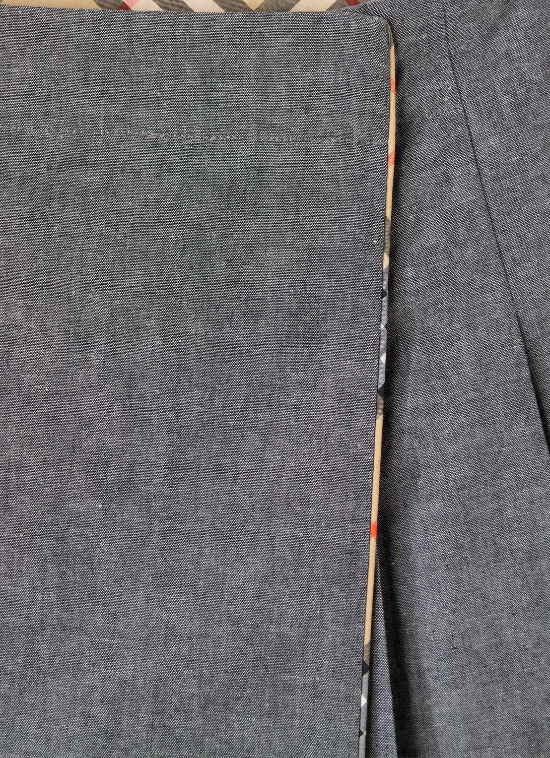 Burberry Broekrok met plooidetail - detail grijs