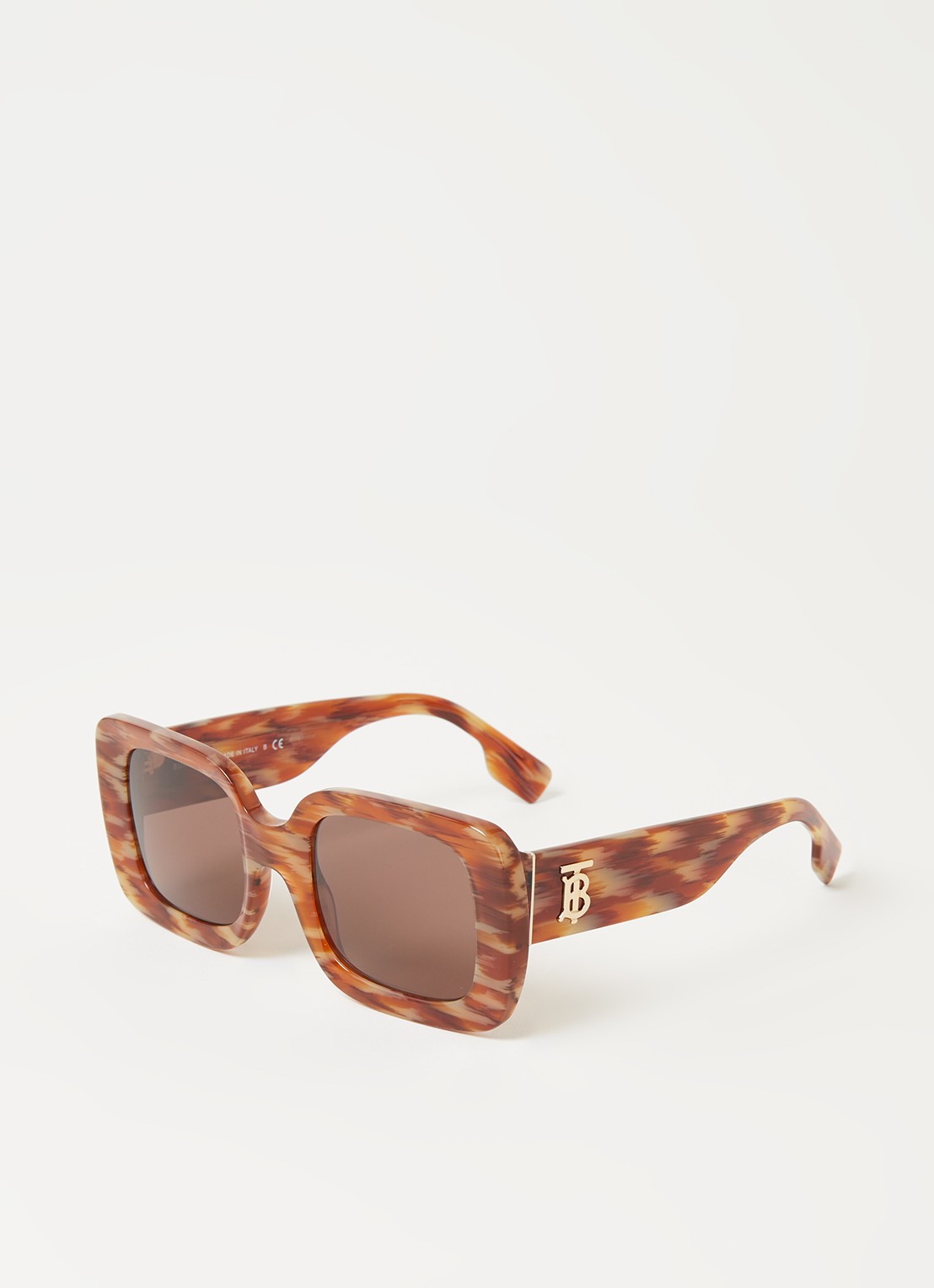 Burberry Butterfly zonnebril BE4327 - voorkant oranjebruin