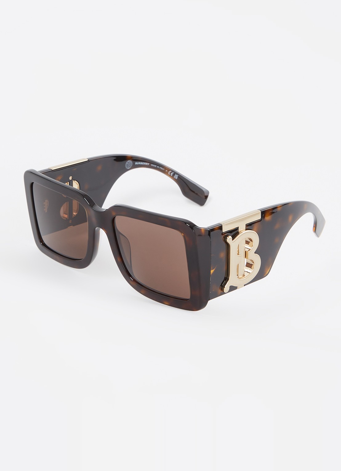 Burberry Butterfly zonnebril BE4406U - voorkant donkerbruin