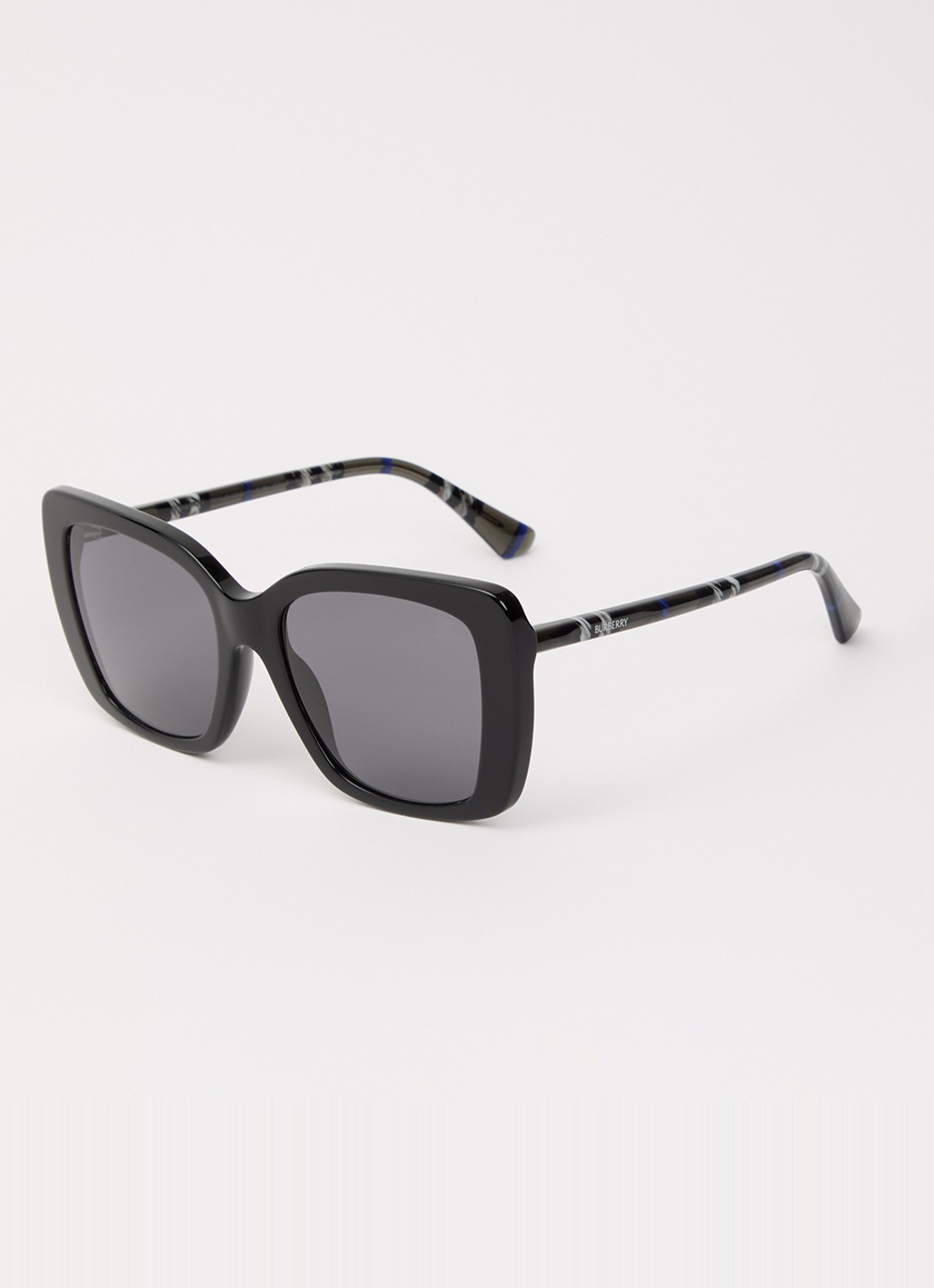 Burberry Butterfly zonnebril gepolariseerd BE4456 - voorkant zwart