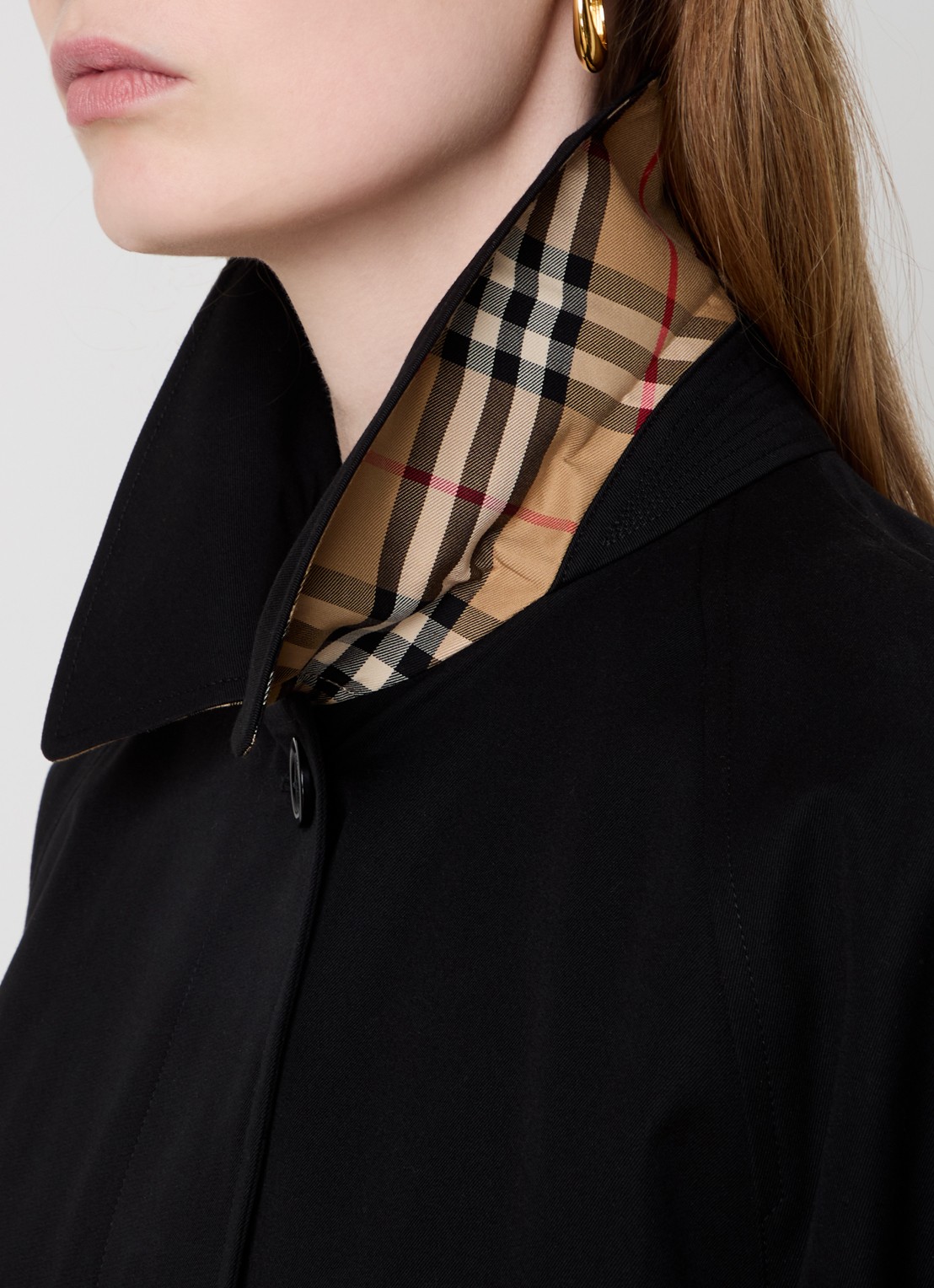 Burberry Camden trenchcoat met steekzakken - detail 6 zwart