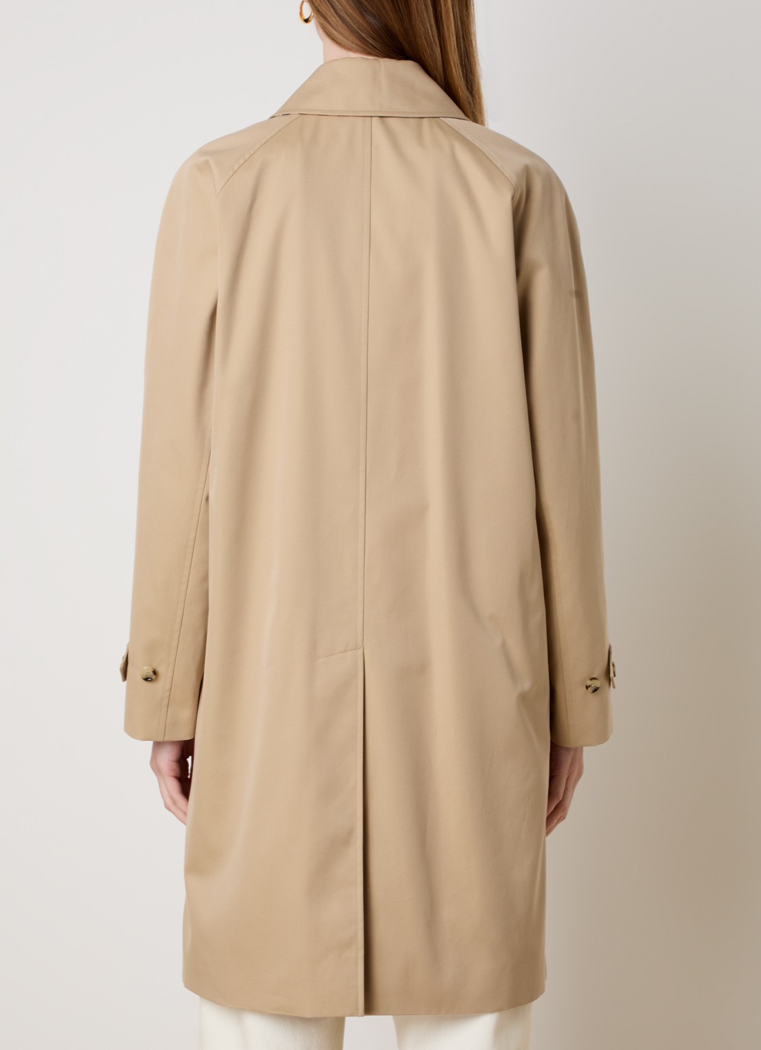 Burberry Camden trenchcoat met steekzakken - achterkant 3 camel