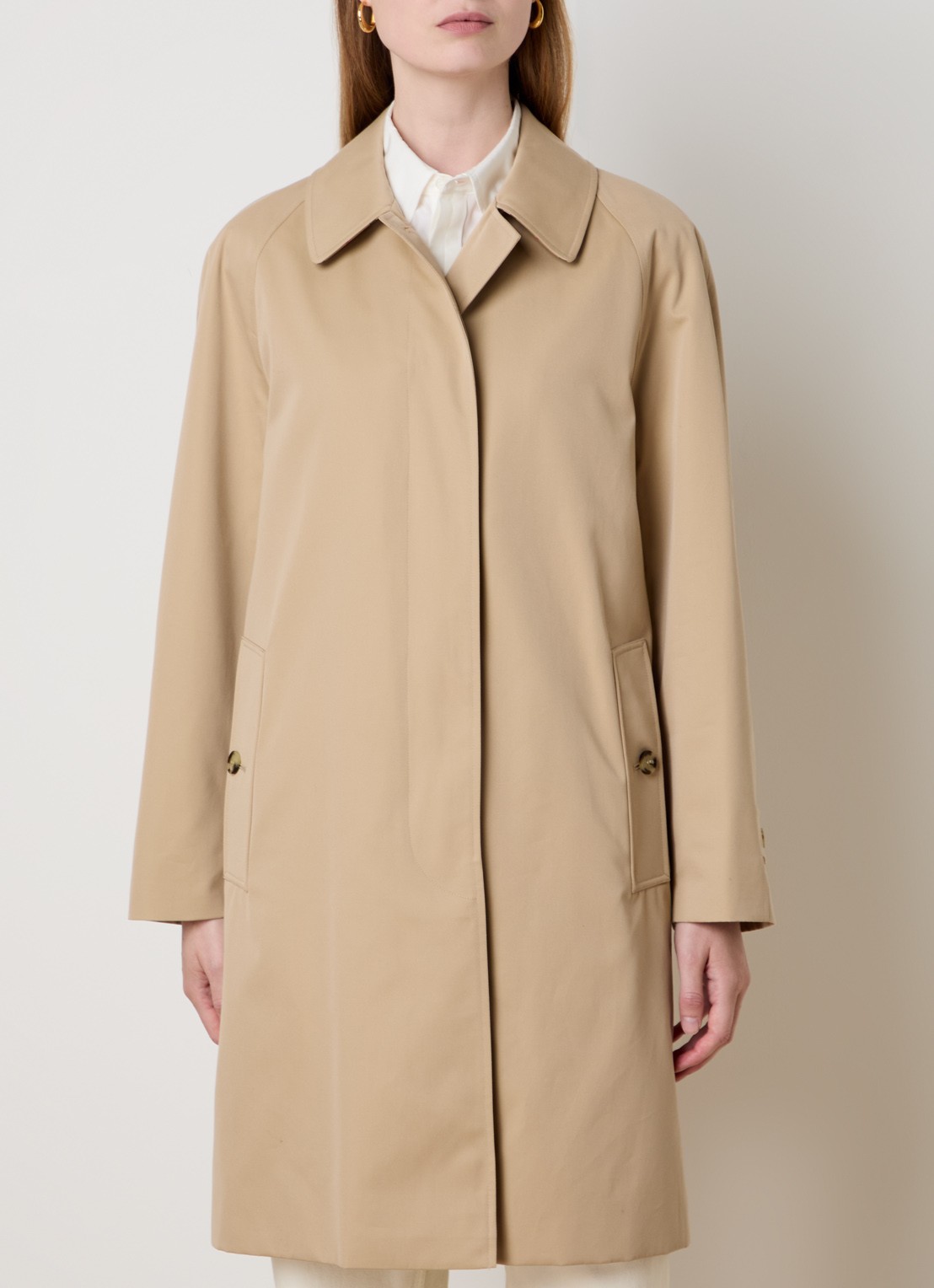Burberry Camden trenchcoat met steekzakken - detail 4 camel