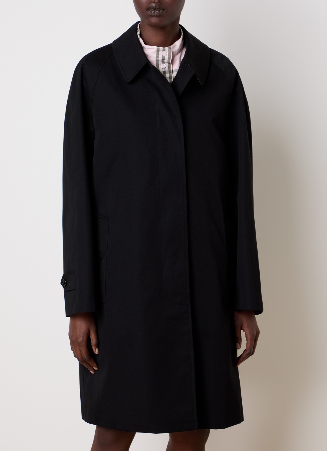 Burberry Camden trenchcoat met steekzakken - detail 4 zwart