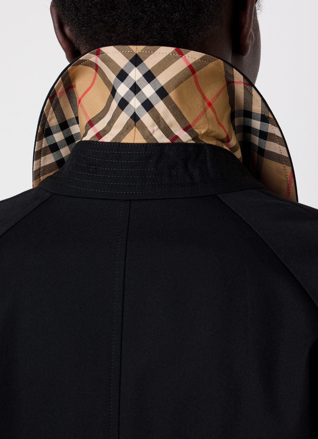 Burberry Camden trenchcoat met steekzakken - detail 6 zwart