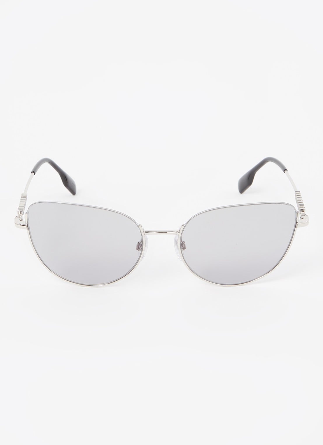 Burberry Cat Eye zonnebril BE3144  - detail zilver