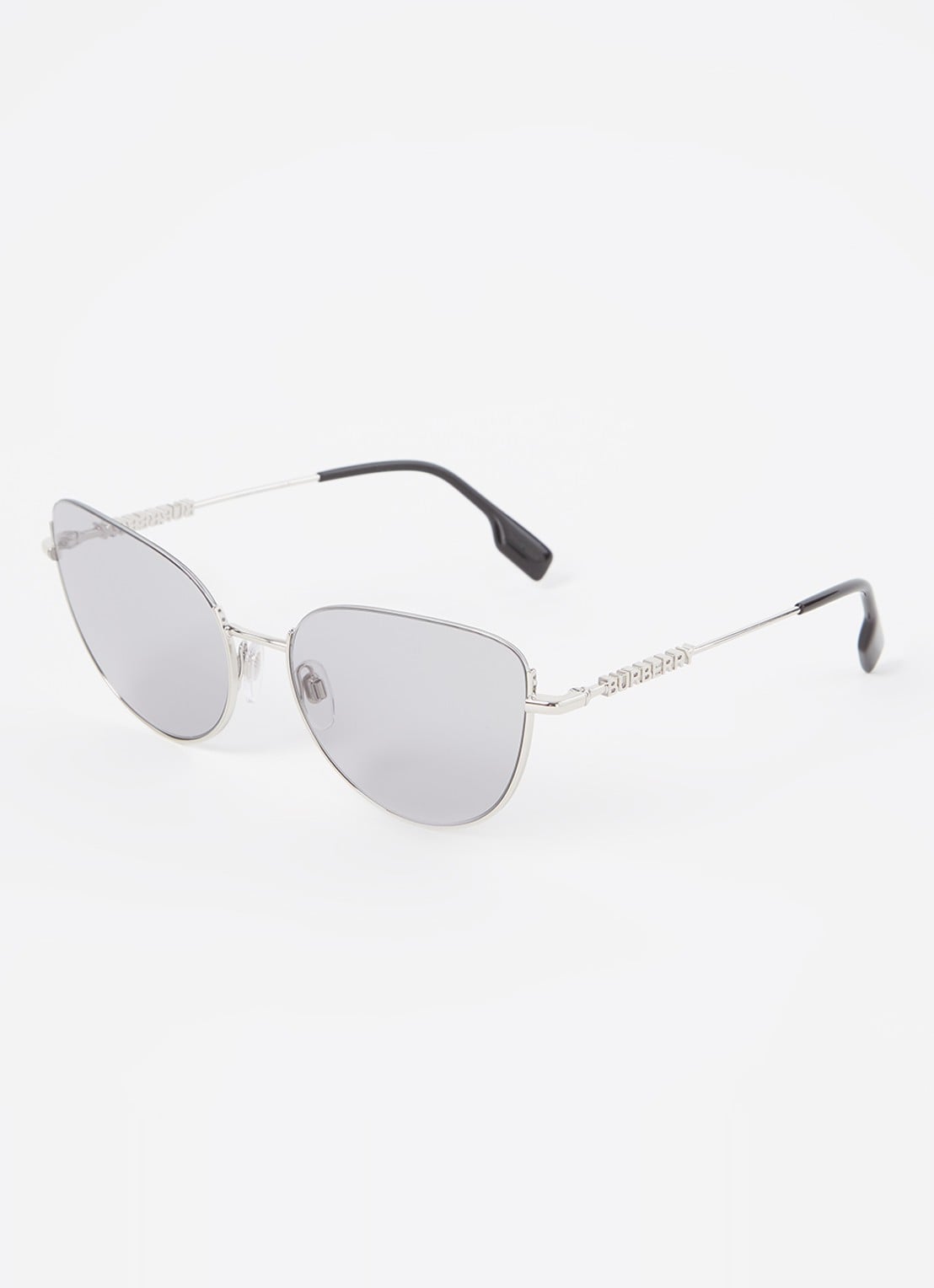 Burberry Cat Eye zonnebril BE3144  - voorkant 4 zilver