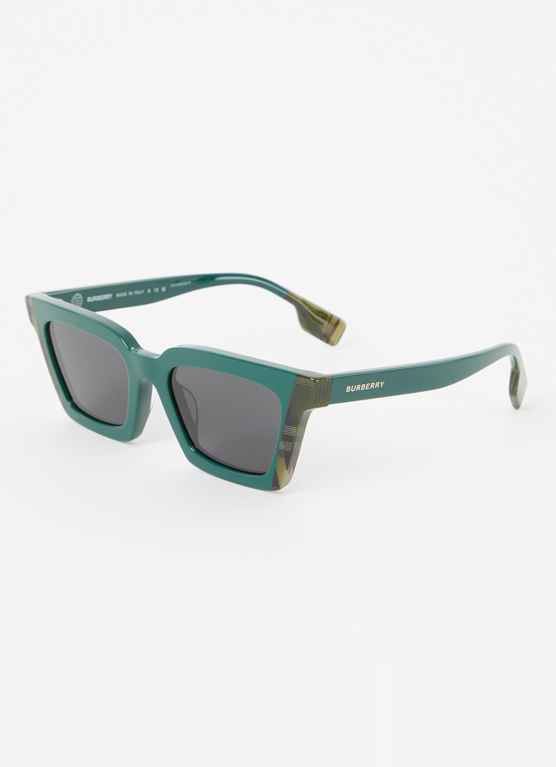 Burberry Cat Eye zonnebril BE4392U - voorkant 4 groen