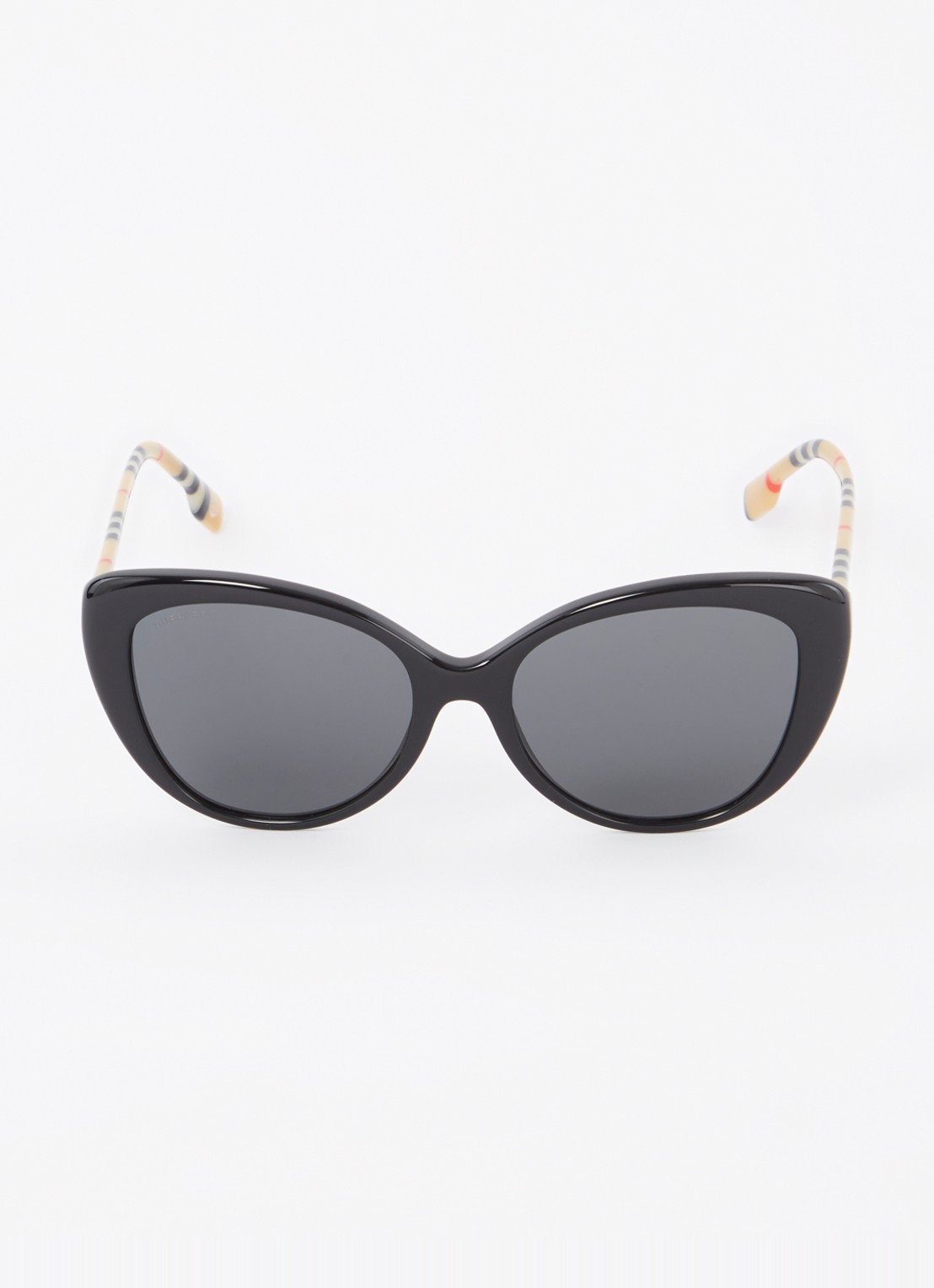 Burberry Cat Eye zonnebril BE4407 - detail zwart