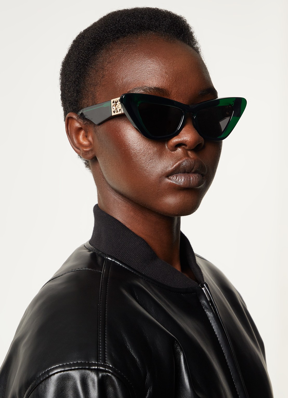 Burberry Cat Eye zonnebril BE4421U - voorkant 2 groen