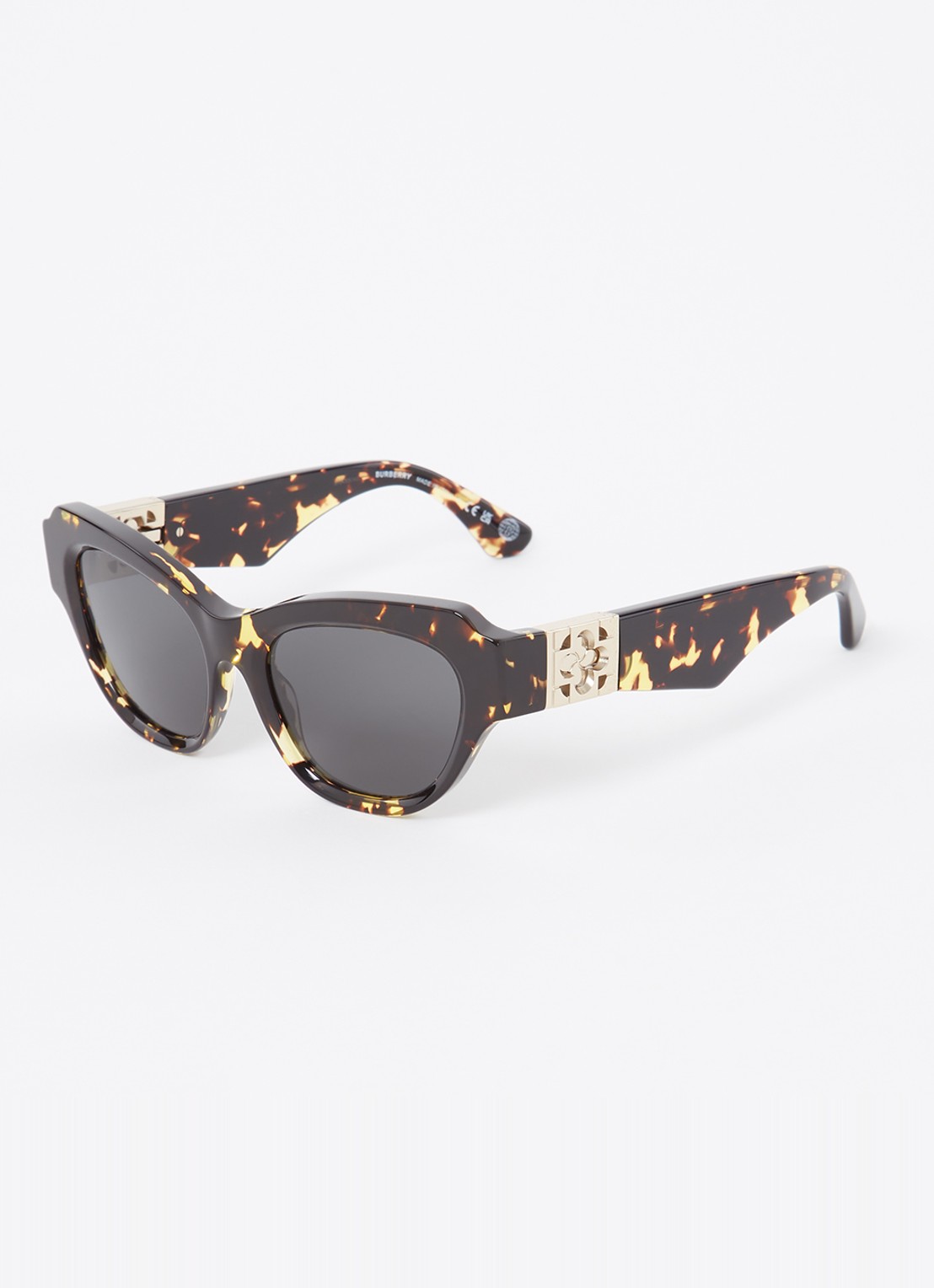 Burberry Cat Eye zonnebril BE4423 - voorkant 4 donkerbruin