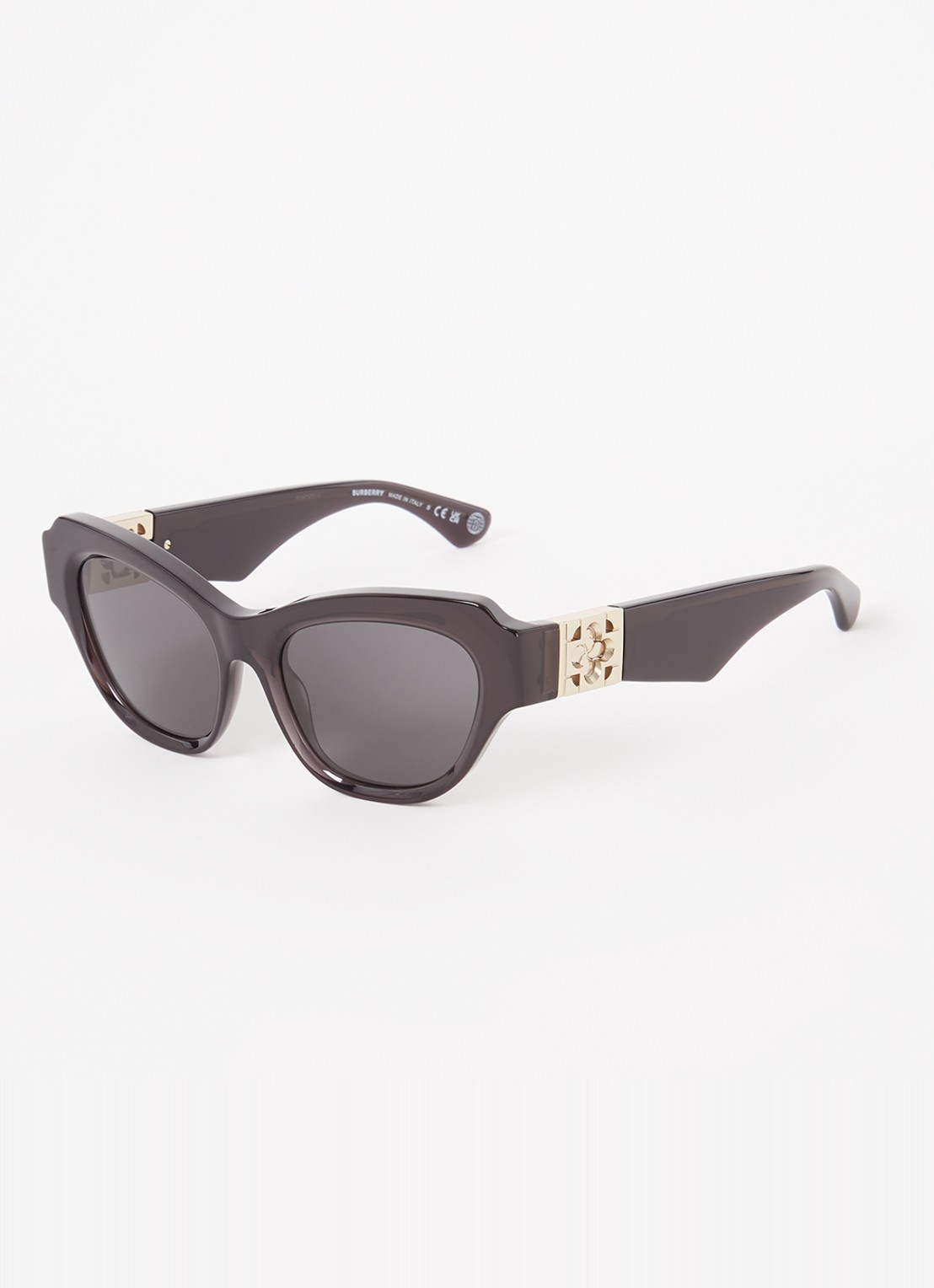 Burberry Cat Eye zonnebril BE4423 - voorkant zwart