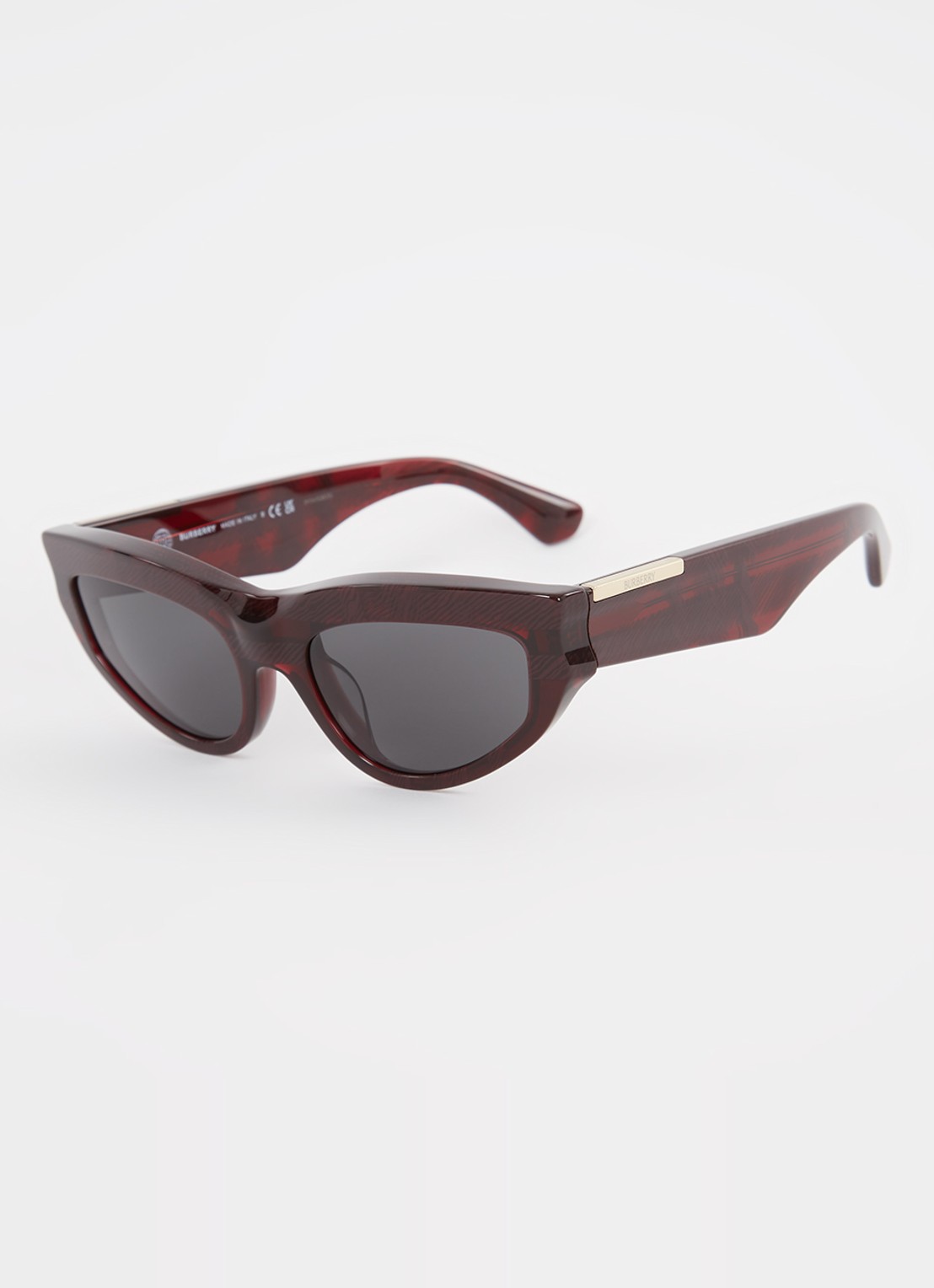 Burberry Cat Eye zonnebril BE4425U - voorkant donkerrood